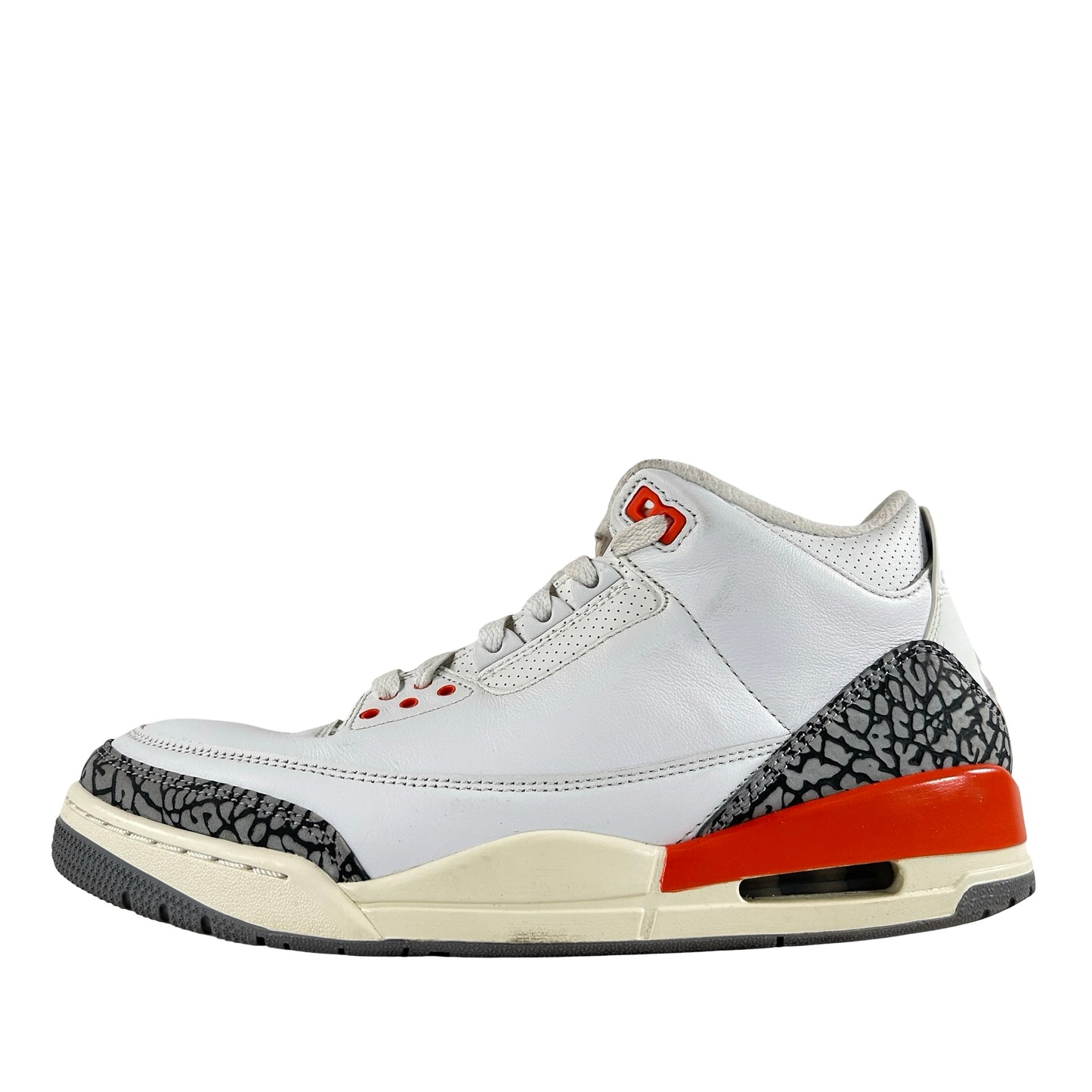 CK9246 121 Jordan 3 Retro Georgia Peach (Women's) [USED] - 11 W (Used) (No Box)