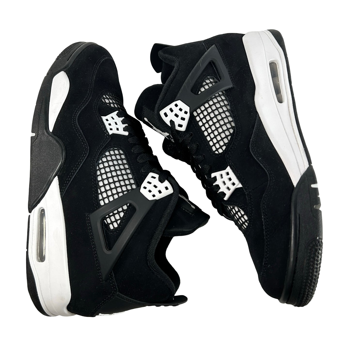 FQ8138 001  Jordan 4 Retro White Thunder [USED] - 10 M (Used5)