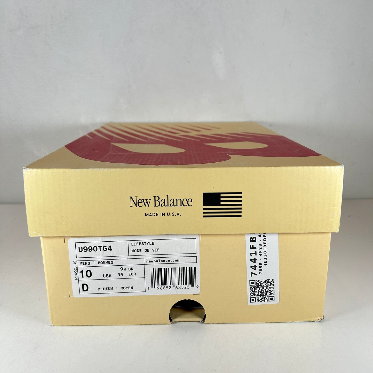 U990TG4 New Balance 990v4 MiUSA Teddy Santis Grey Black Cream [USED] - 10 M (Used)