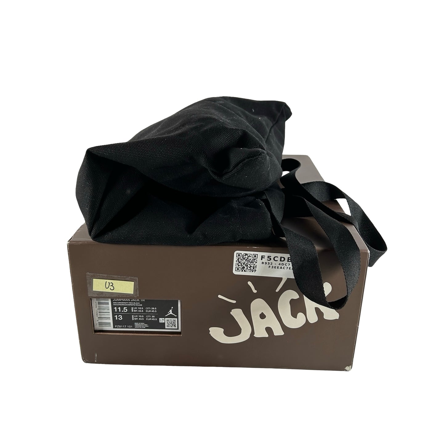 FZ8117 101 Jordan Jumpman Jack TR Travis Scott University Red [USED] - 11.5 M (Used3)