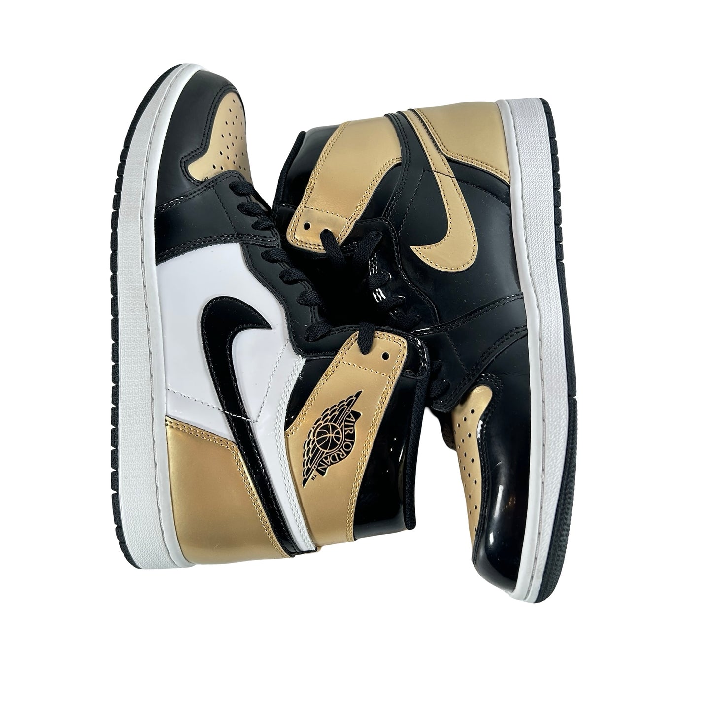 861428 007 Jordan 1 Retro High NRG Patent Gold Toe [USED] - 10 M (Used2)