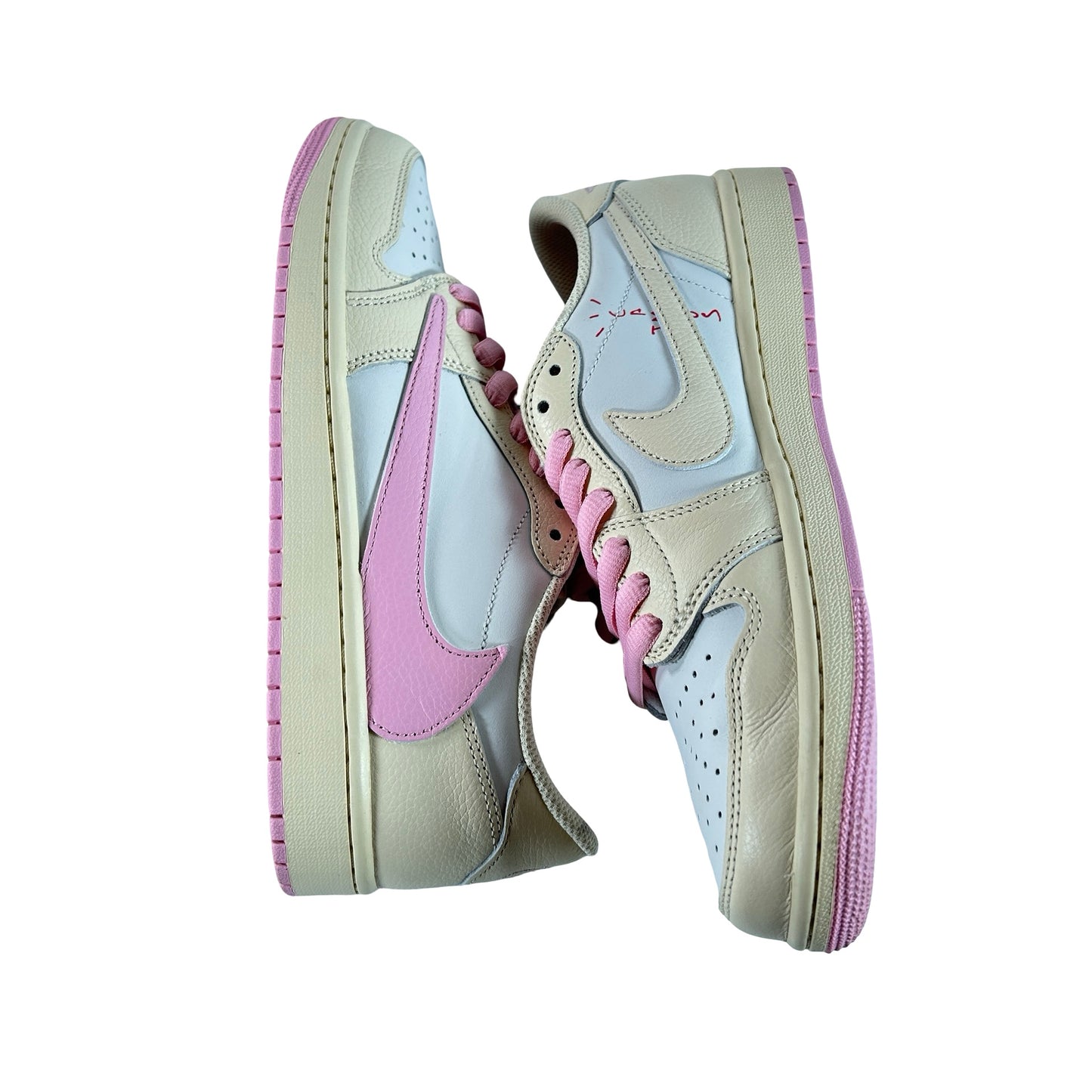IQ7604 100 Jordan 1 Retro Low OG SP Travis Scott Shy Pink [USED] - 9 M (Used2)