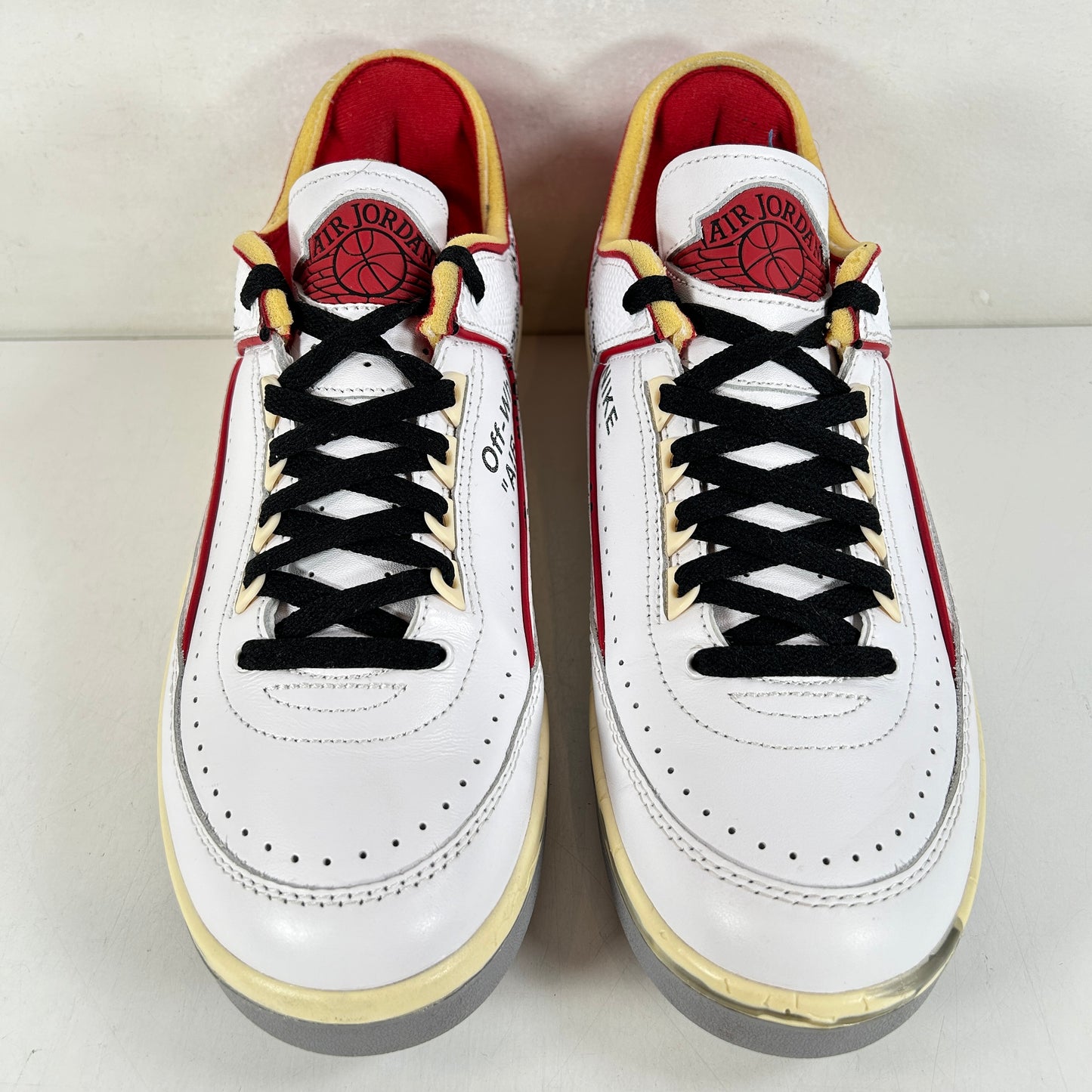 DJ4375 106 Jordan 2 Retro Low SP Off-White White Red [USED] - 10 M (Used)