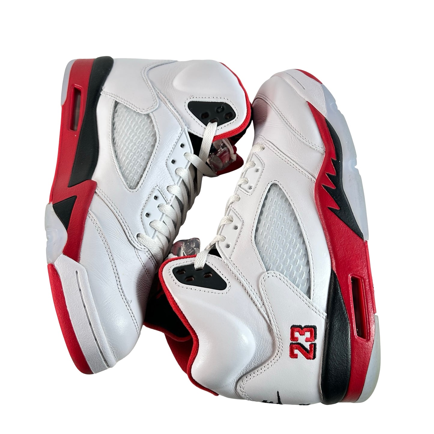 HQ7978 101 Jordan 5 Retro Fire Red Black Tongue (2025) [USED] - 10 M (Used)