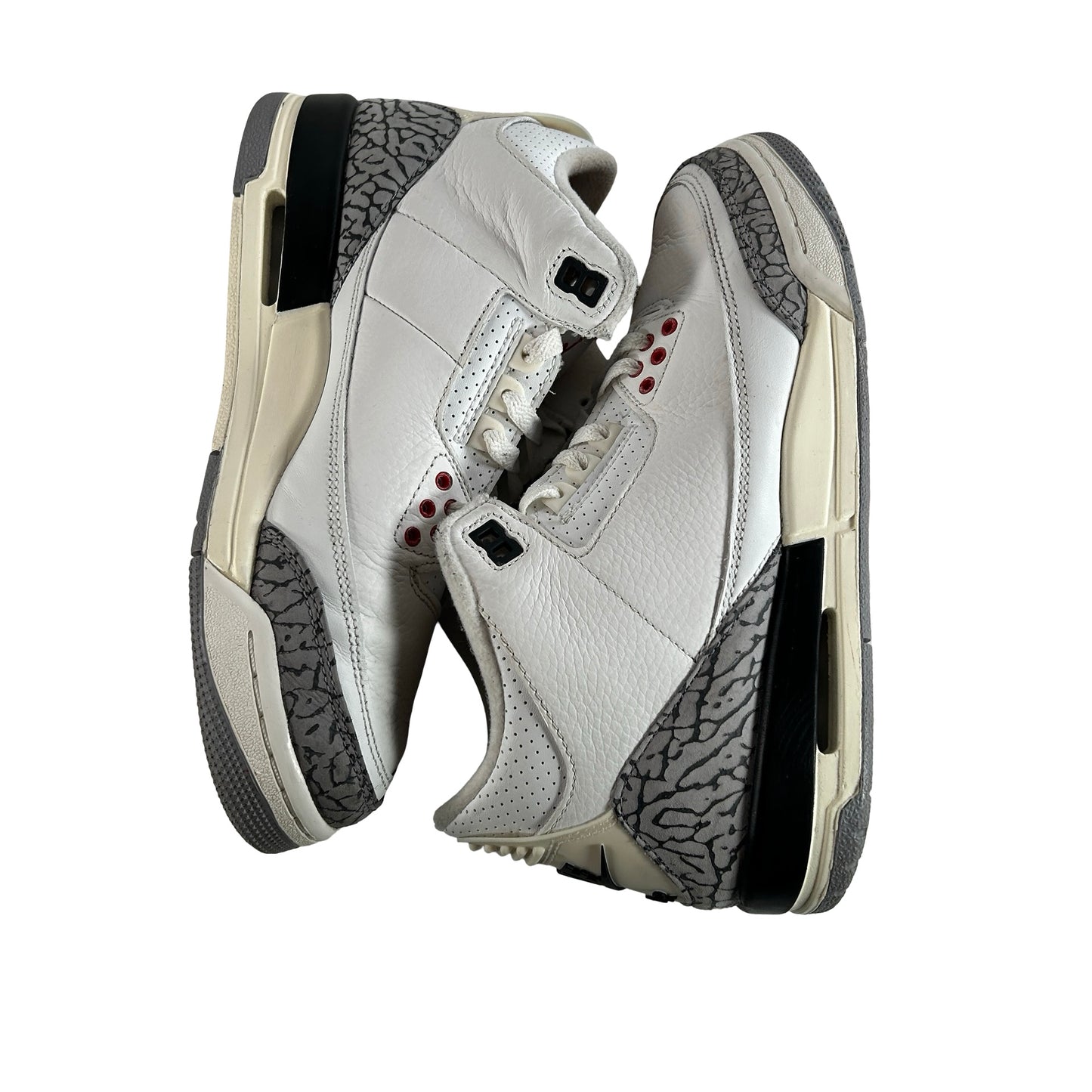 DM0967 100 Jordan 3 Retro White Cement Reimagined (GS) [USED] - 7 Y (Used11)