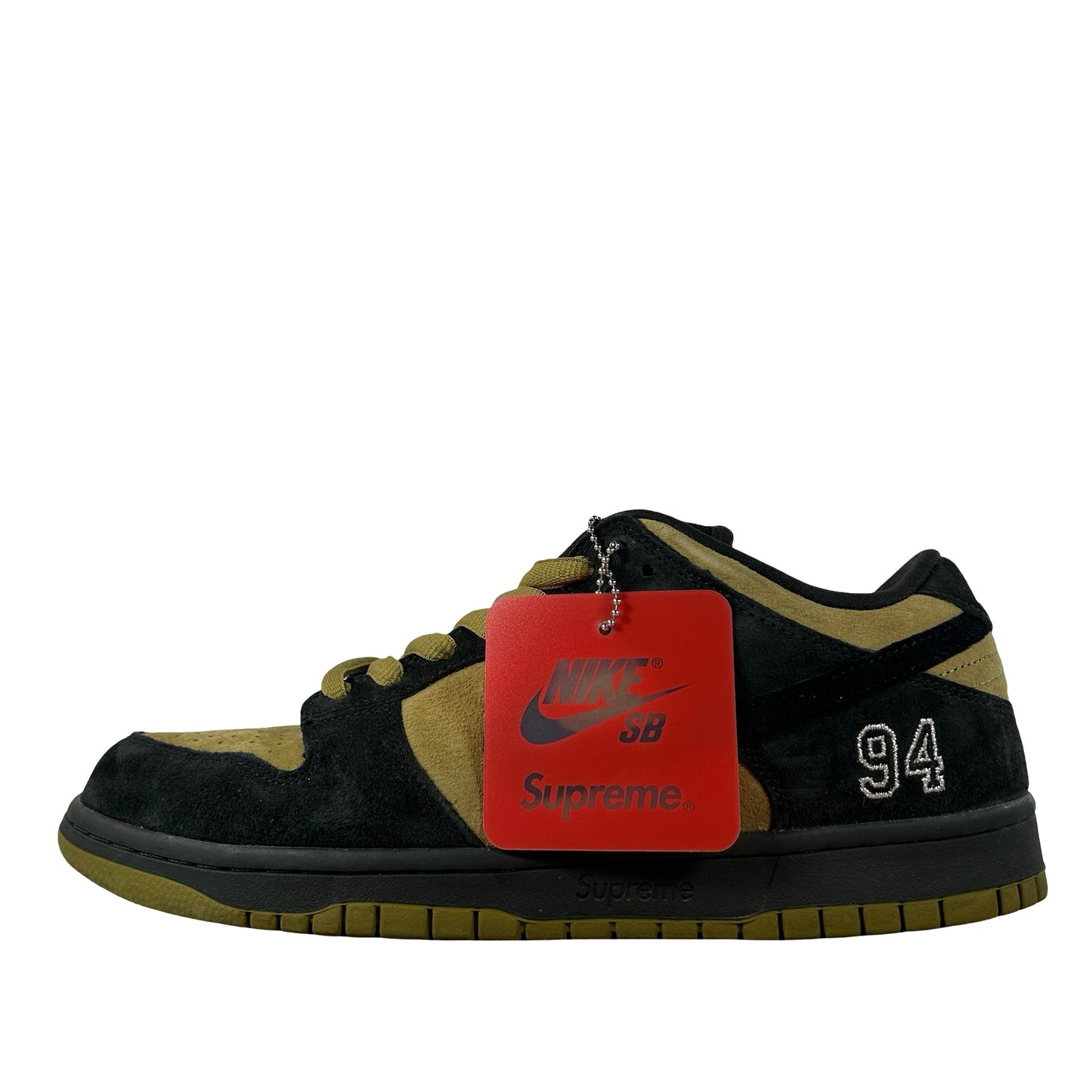 HQ8487 300 Nike SB Dunk Low Supreme 94 Camper Green [USED] - 10 M (Used)
