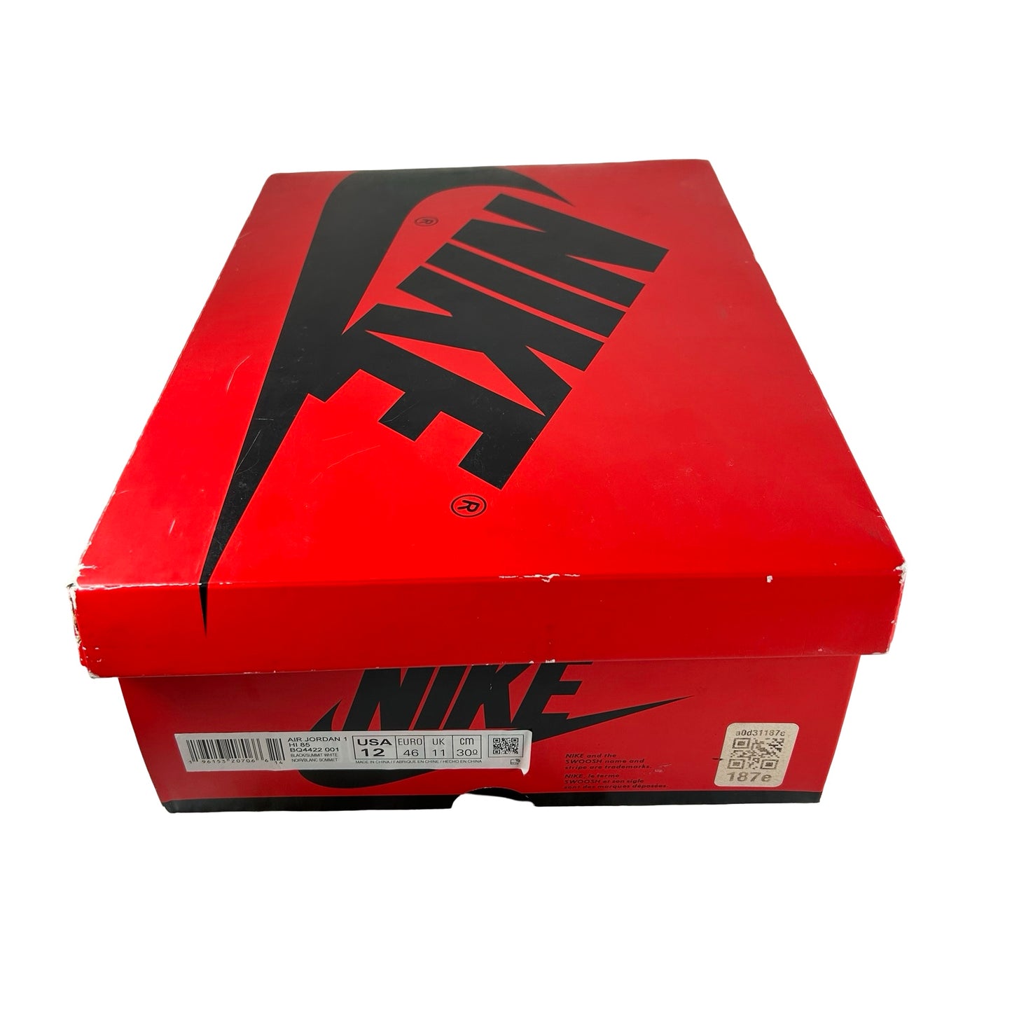 BQ4422 001 Jordan 1 Retro High 85 Black White (2023) [USED] - 12 M (Used)