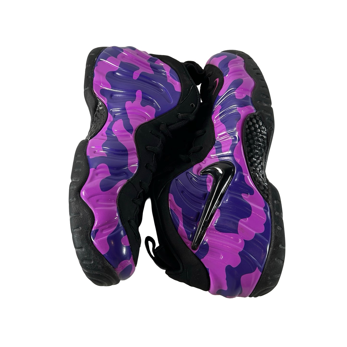 824041 012 Nike Air Foamposite Pro Purple Camo [USED] - 13 M (Used) (No Box)
