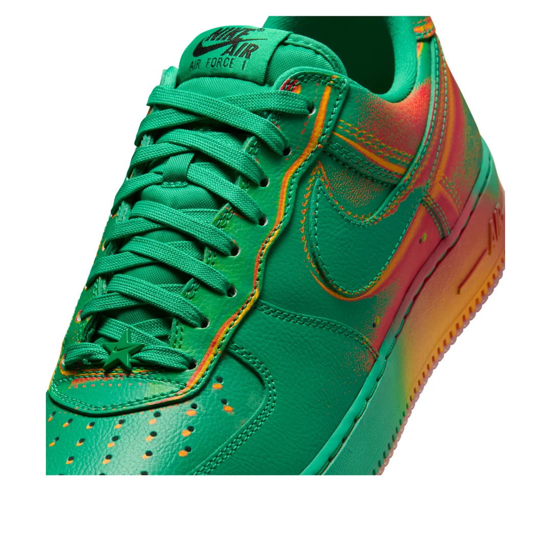 IB6834 300 Nike Air Force 1 Low '07 Stadium Green Crimson