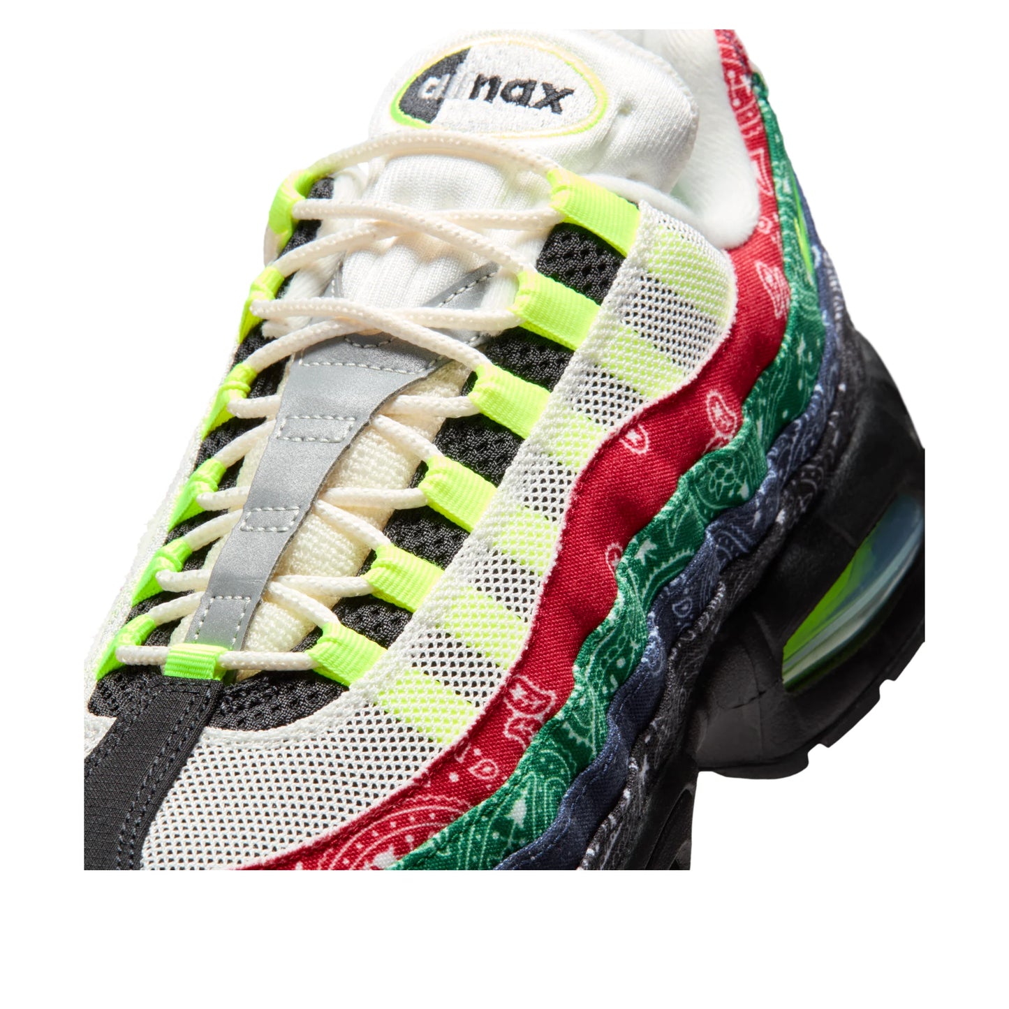 IQ0620 100 Nike Air Max 95 OG Big Bubble Neon Paisley Bandana