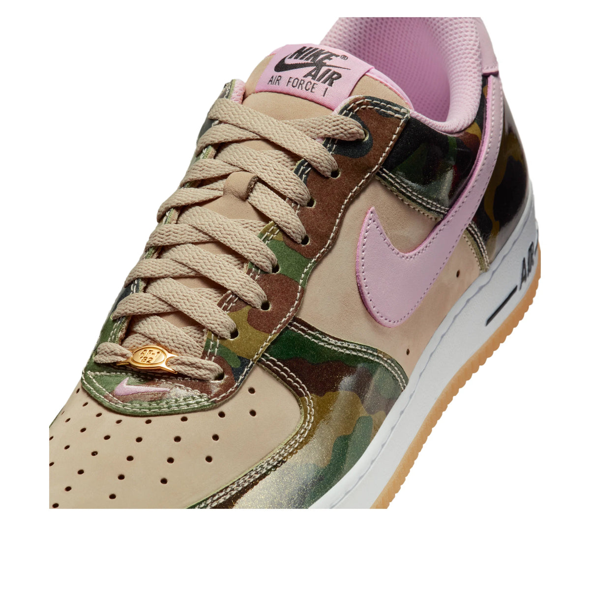 HQ1967 200 Nike Air Force 1 Low '07 LV8 Patent Camo Pink [NO BOX]