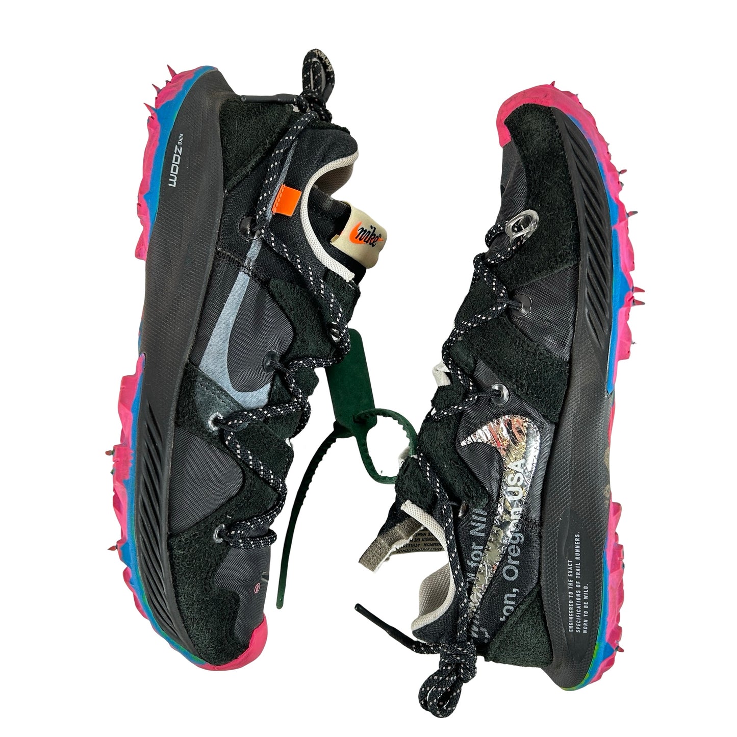 CD8179 001 Nike Zoom Terra Kiger 5 Off-White Black (Women's) [USED] - 10 W (Used)