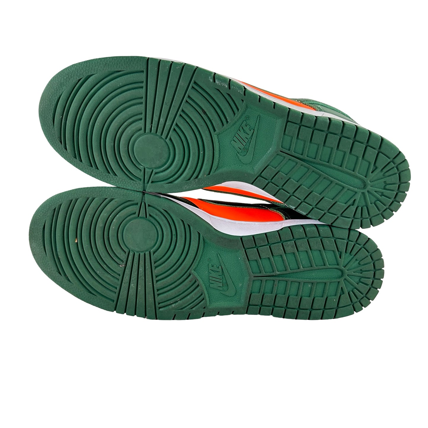 DD1391 300 Nike Dunk Low Retro Miami Hurricanes [USED] - 12 M (Used) (No Box)