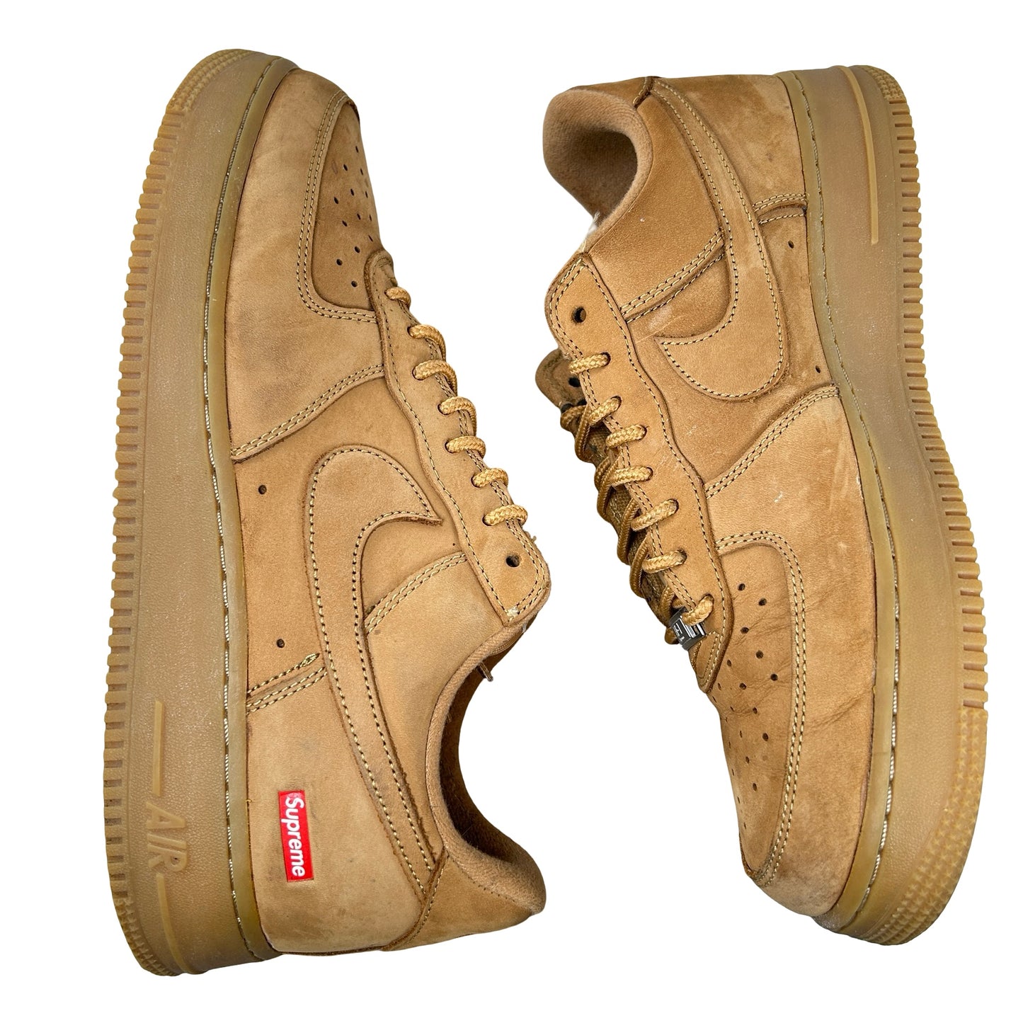 DN1555 200 Nike Air Force 1 Low SP Supreme Wheat [USED] - 10 M (Used3)