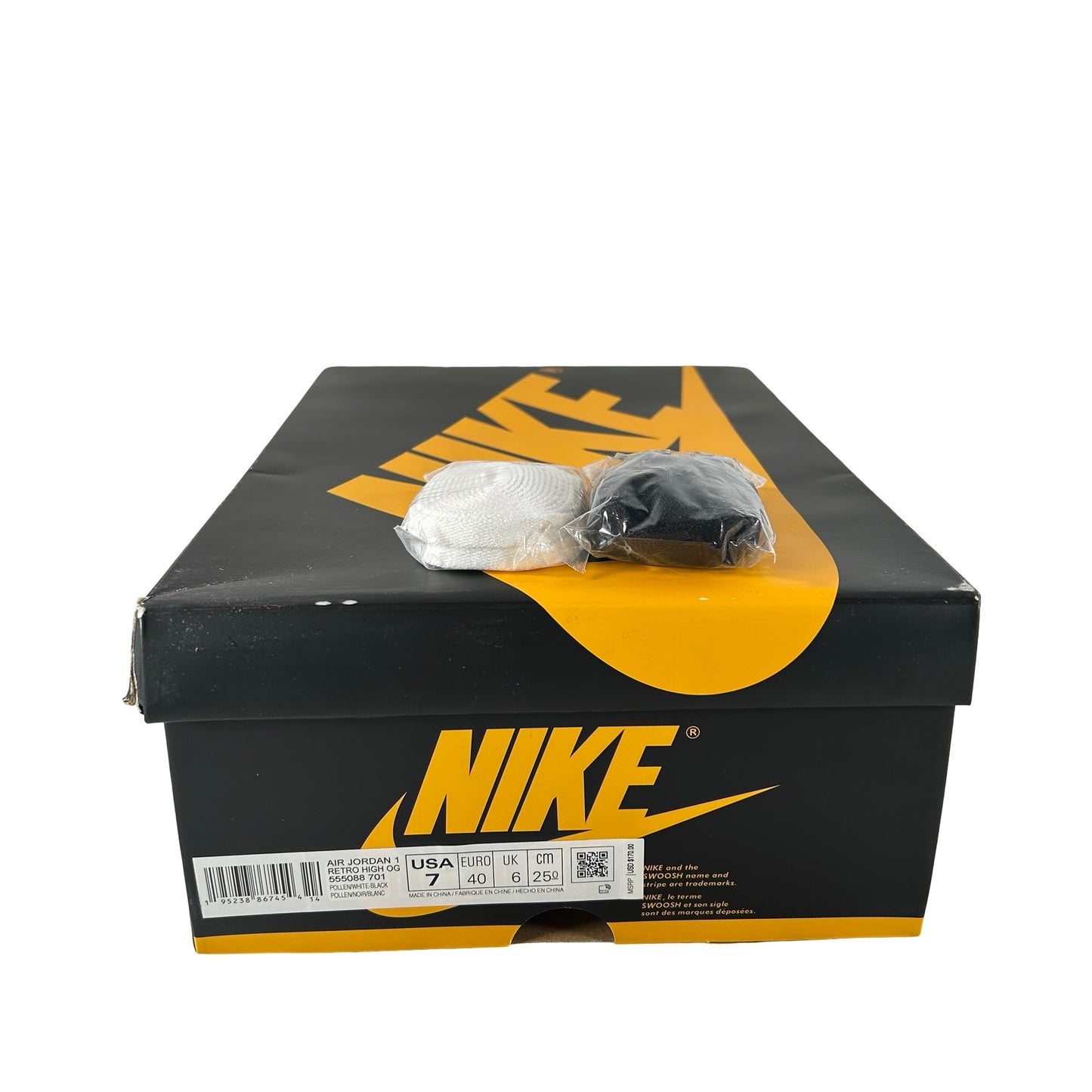 555088 701 Jordan 1 Pollen [USED] - 7 M (Used)