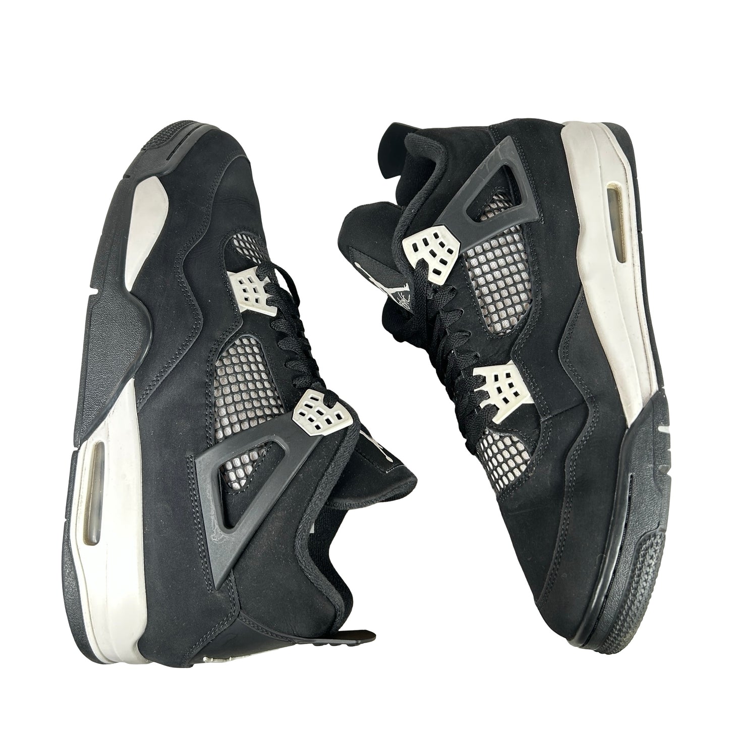 FQ8138 001  Jordan 4 Retro White Thunder [USED] - 14 M (Used4)