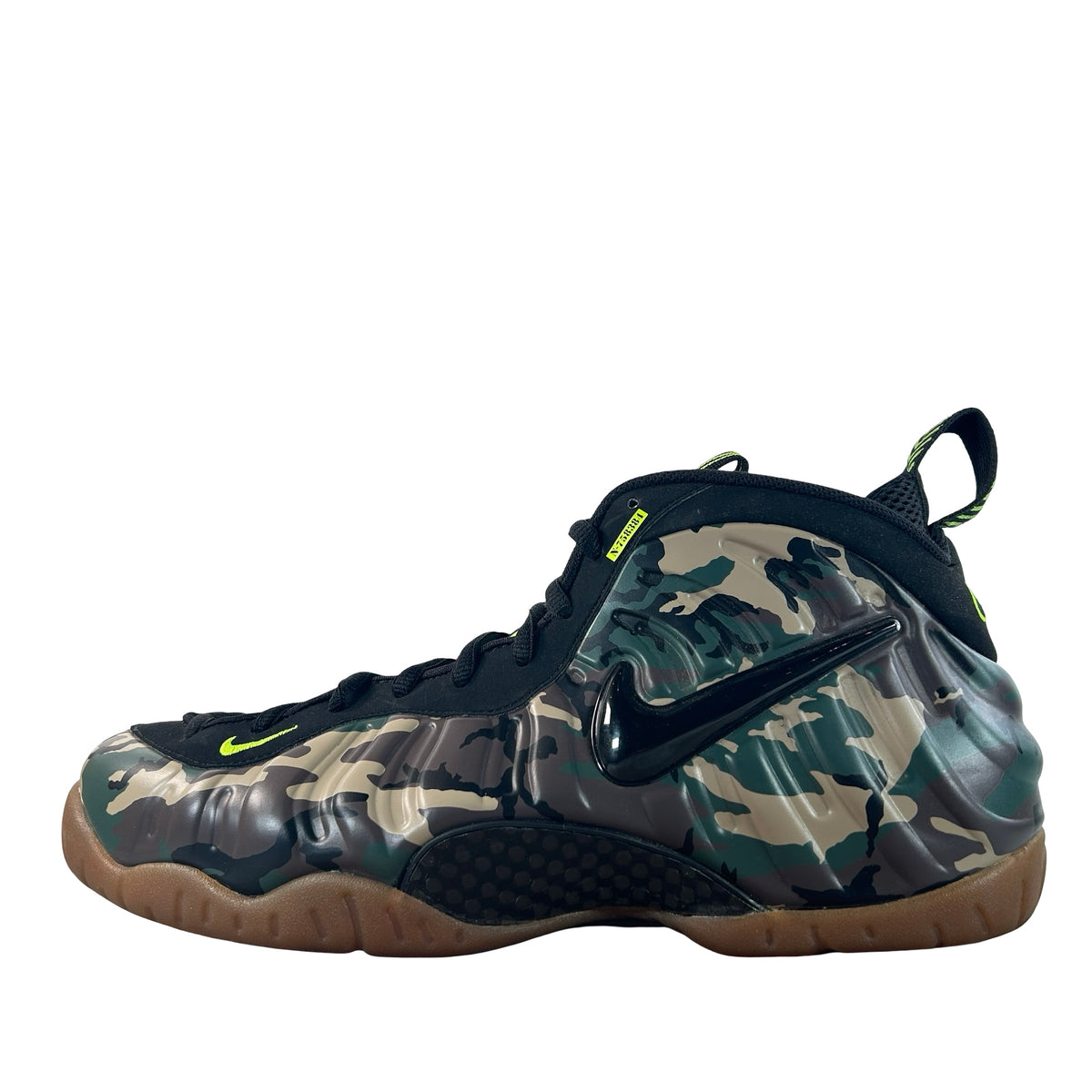 587547 300 Nike Air Foamposite Pro Army Camo [USED] - 13 M (Used)