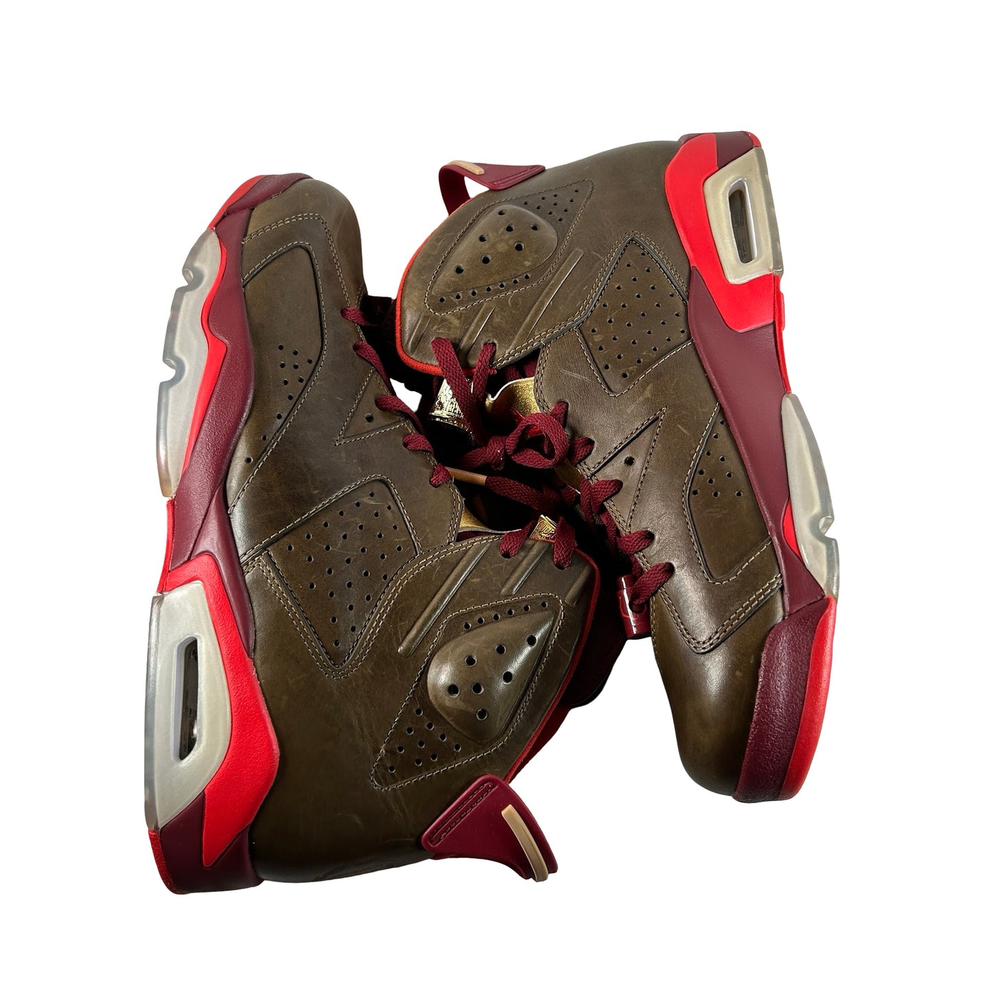384664 250 Air Jordan 6 Retro Cigar - 11.5 M (Yellowing)