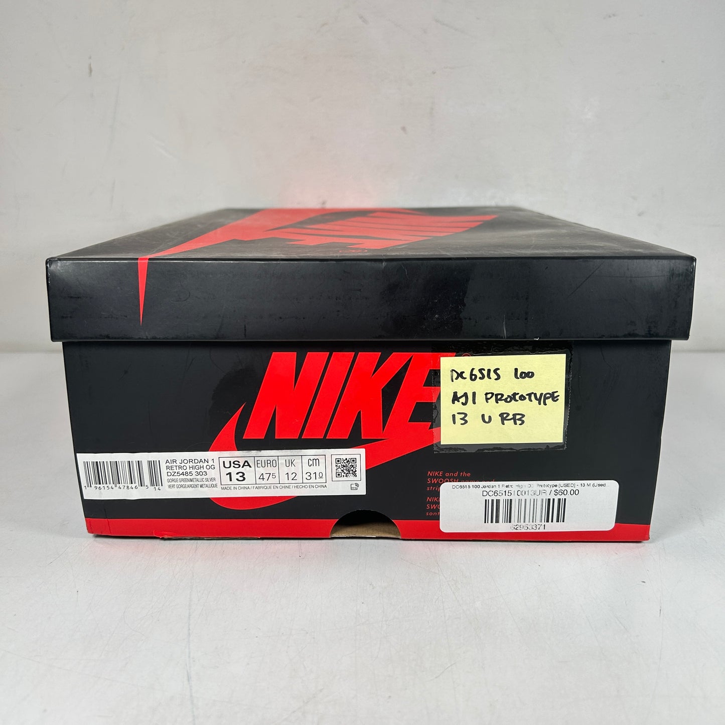 DC6515 100 Jordan 1 Retro High OG Prototype [USED] - 13 M (Used) (Replace Box)