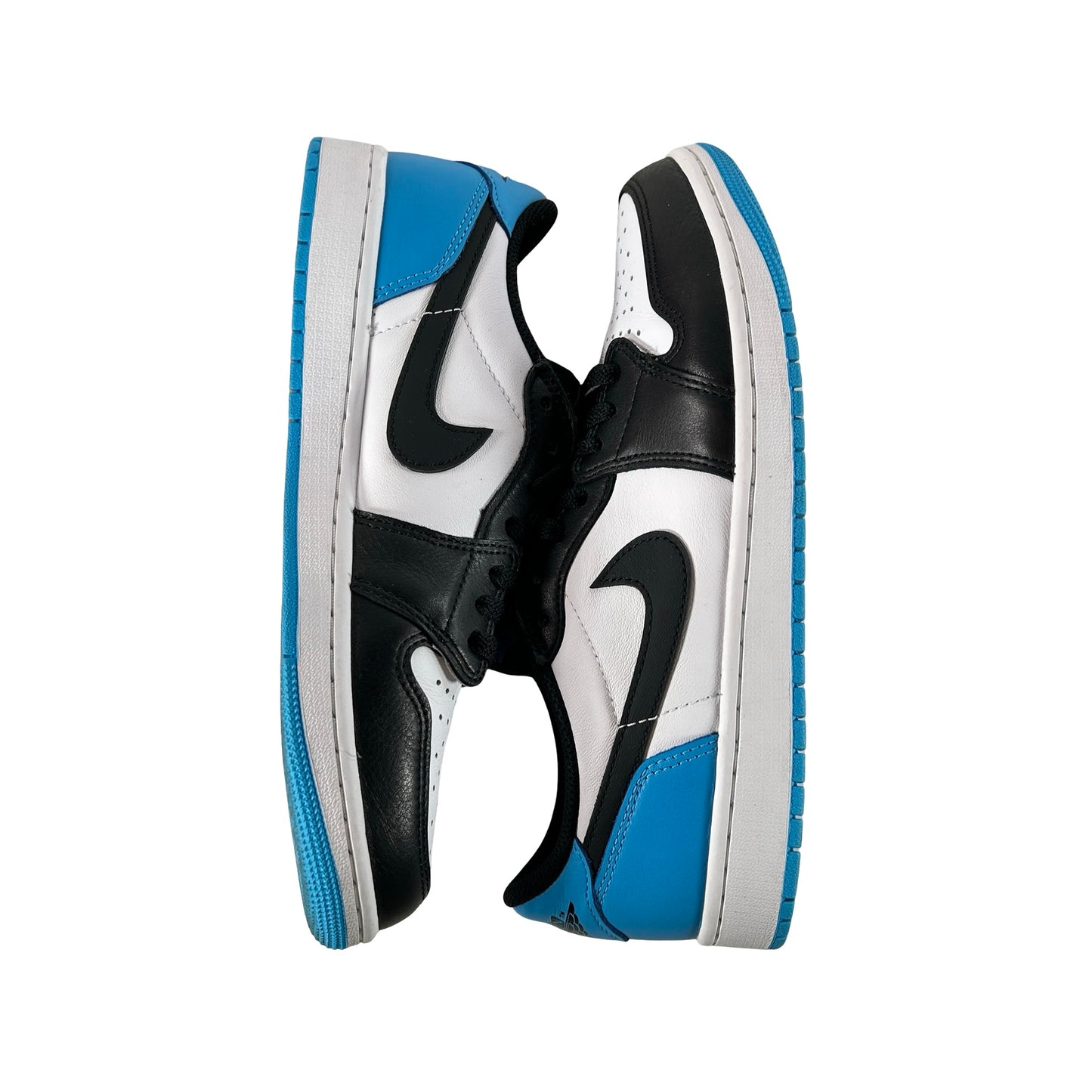 CZ0790 104 Jordan 1 Retro Low OG Black Dark Powder Blue [USED] - 10 M (Used2)