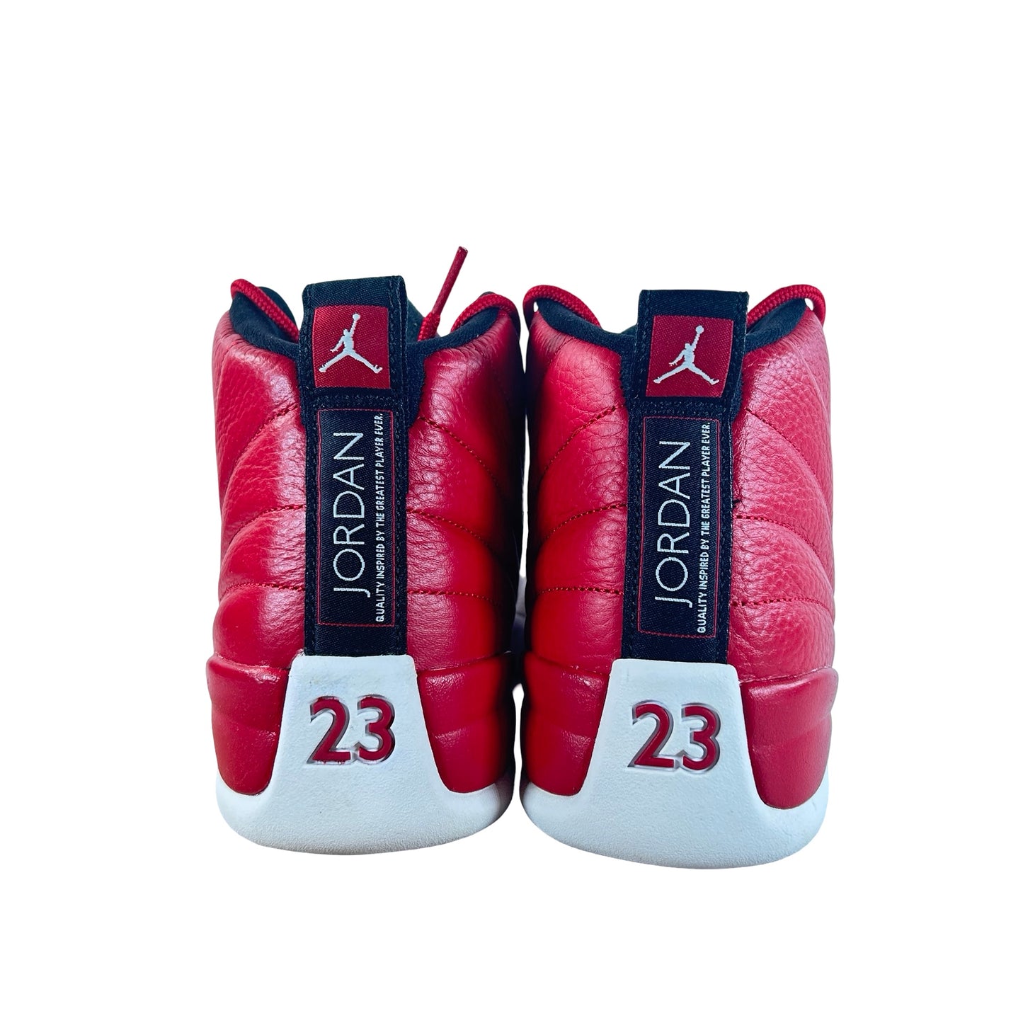 130690 600 Jordan 12 Retro Gym Red - 8.5 M (Yellowing)