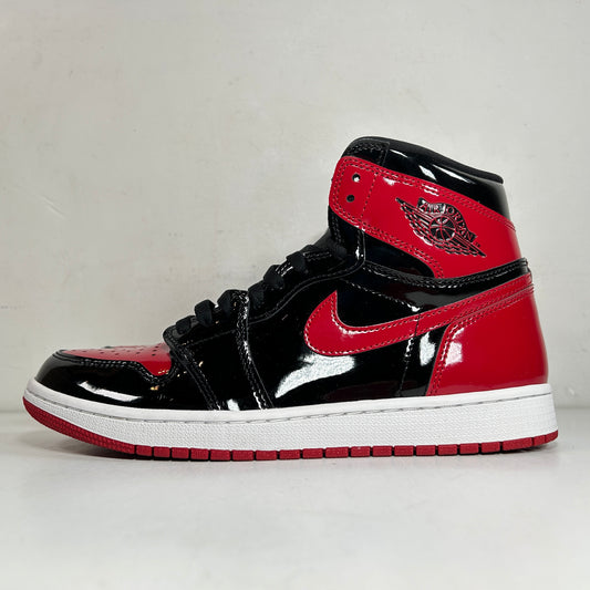 555088 063 Jordan 1 Retro High OG Patent Bred [USED] - 9.5 M (Used)