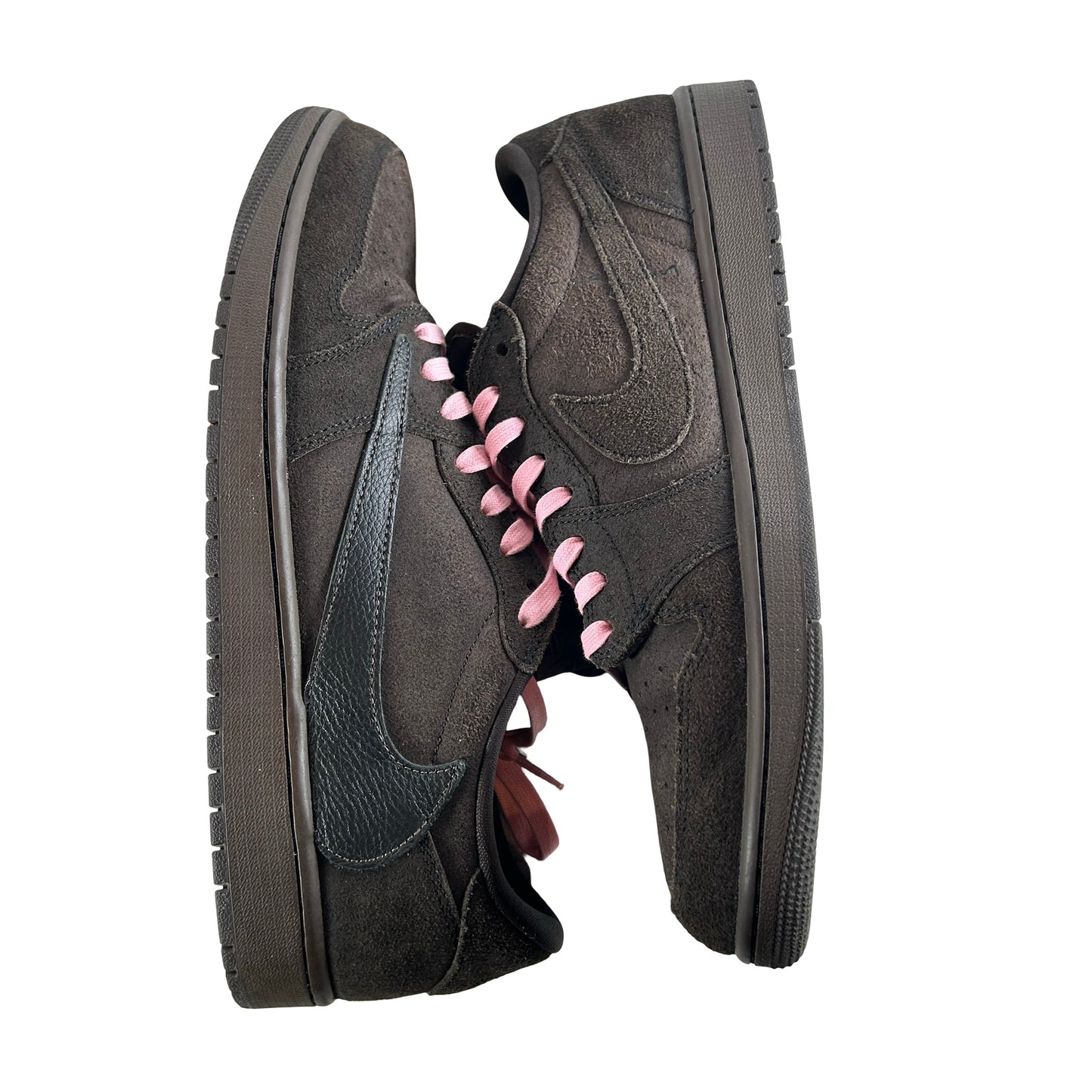 DM7866 202 Jordan 1 Retro Low OG SP Travis Scott Velvet Brown [USED] - 13 M (Used5)