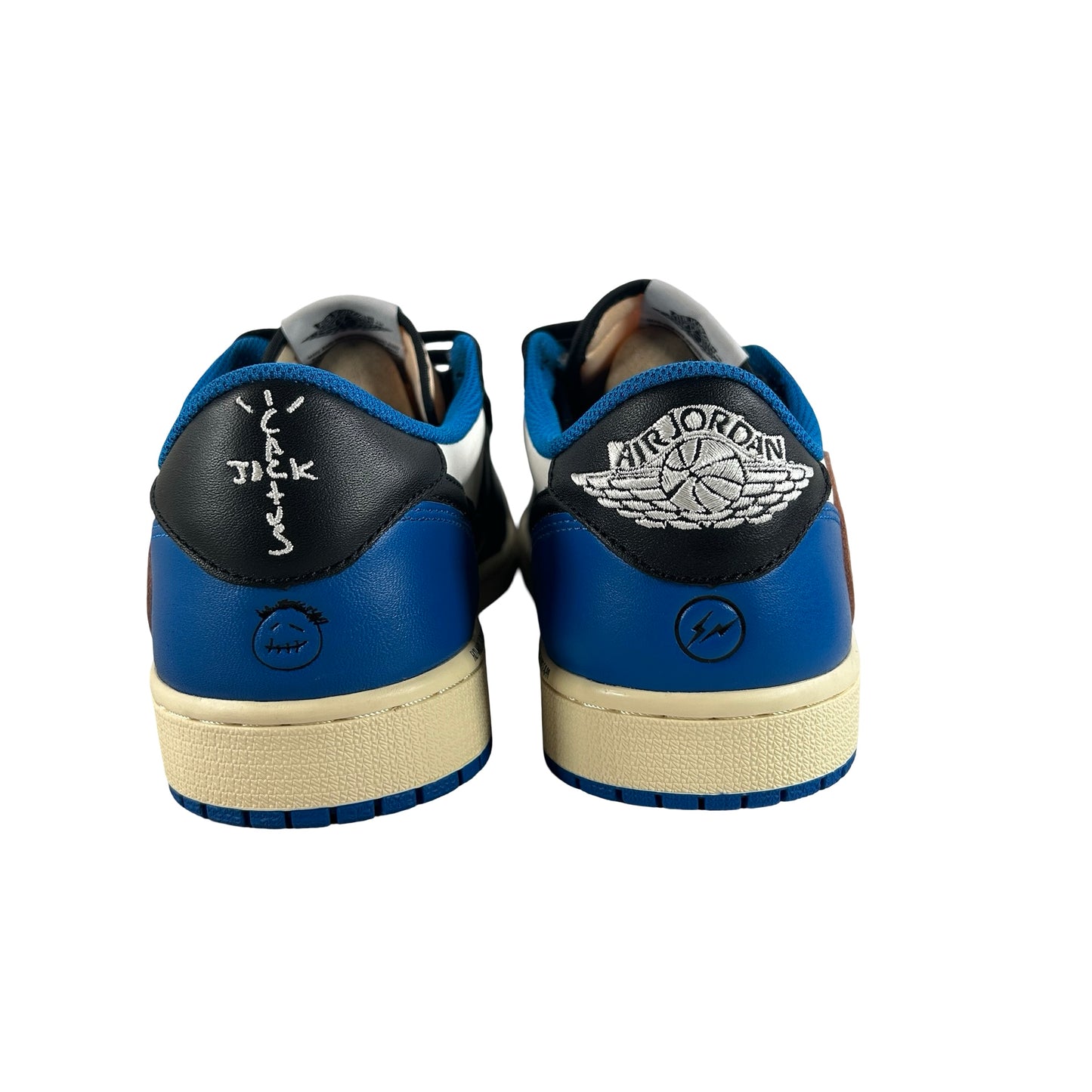 DM7866 140 Jordan 1 Low Fragment x Travis Scott [CONDITIONAL] - 9 M (Lettering inside right shoe peeling)