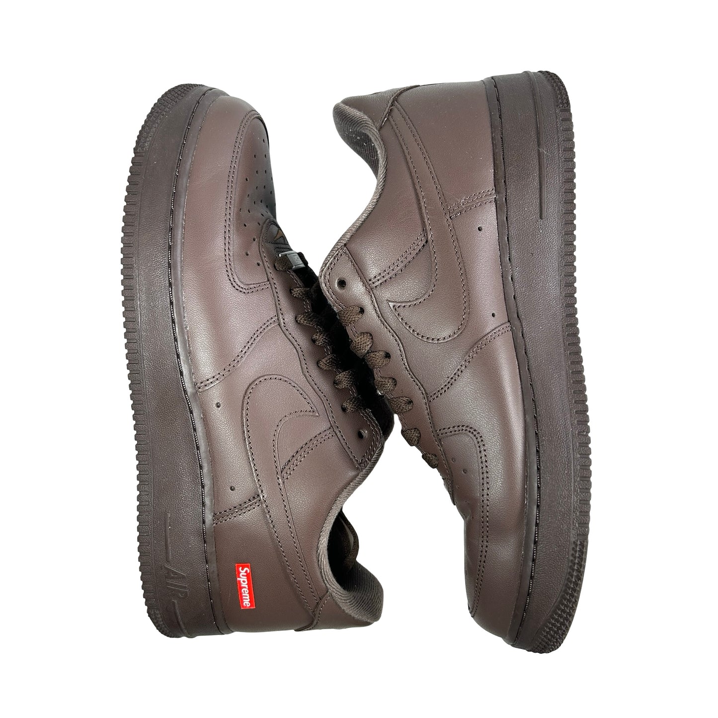 CU9225 200 Nike Air Force 1 Low Supreme Baroque Brown [USED] - 9.5 M (Used) (Replace Box)