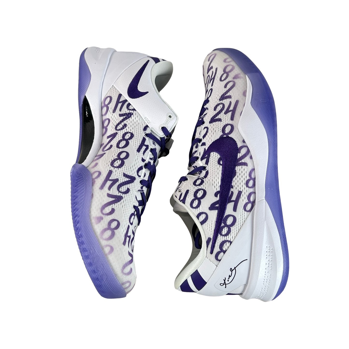FQ3549 100 Nike Kobe 8 Protro Court Purple - 12 M (Yellowing Inner Right Midsole)