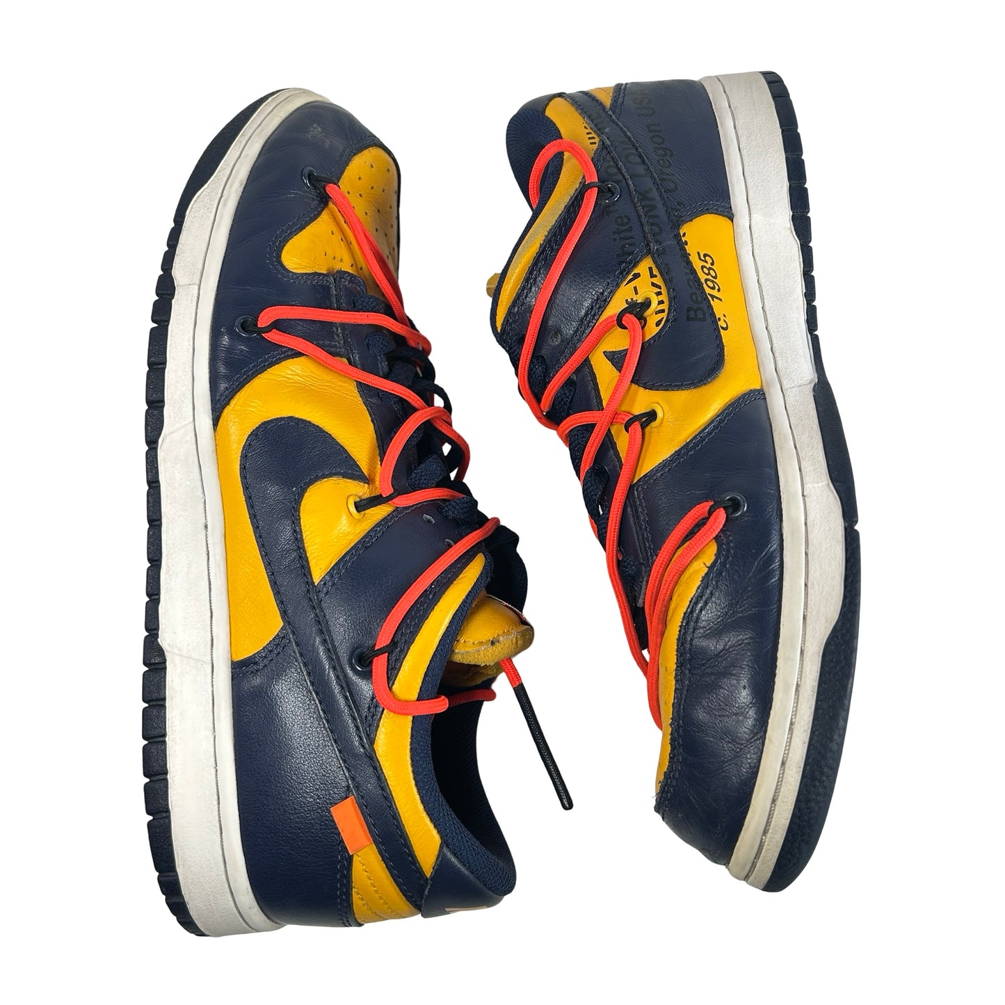 CT0856 700 Dunk Low Off-White University Gold [USED] - 10.5 M (Used)