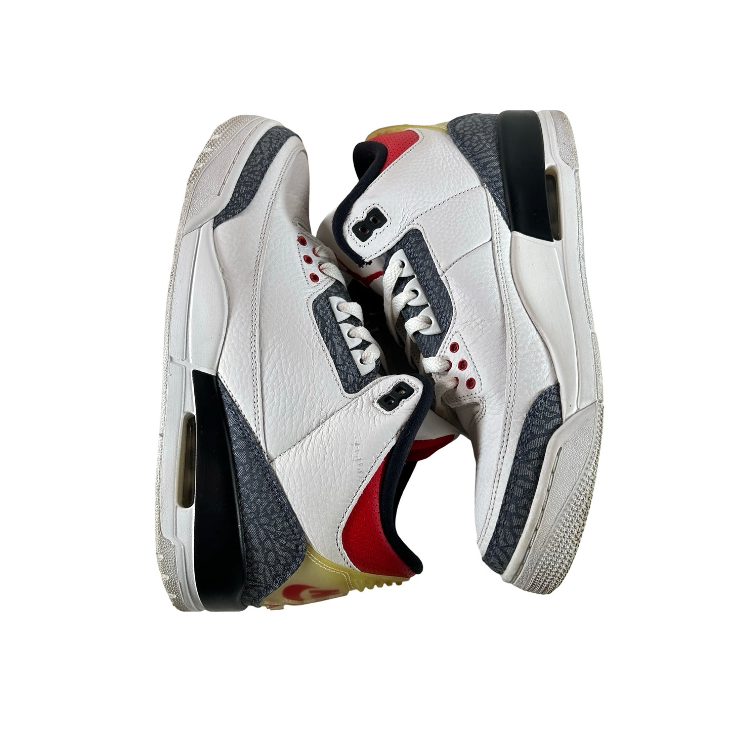 CZ6431 100 Jordan 3 Retro SE Fire Red Denim (2020) [USED] - 9 M (Used2)