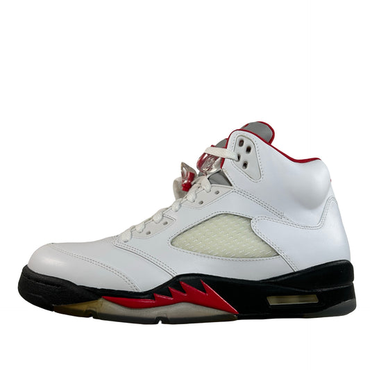136027 100 Air Jordan 5 Retro Fire Red (2013) - 10 M (Yellowing2)