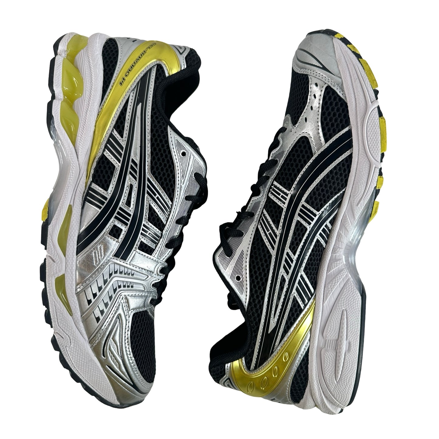 1203A537 001 ASICS Gel-Kayano 14 Black Lemon Spark [USED] - 13 M (Used)