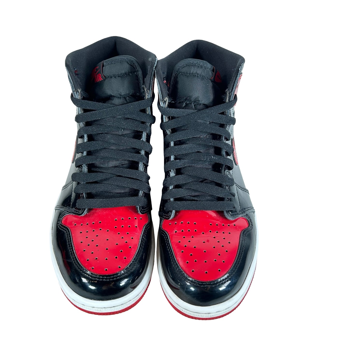 555088 063 Jordan 1 Retro High OG Patent Bred [USED] - 8.5 M (Used5)