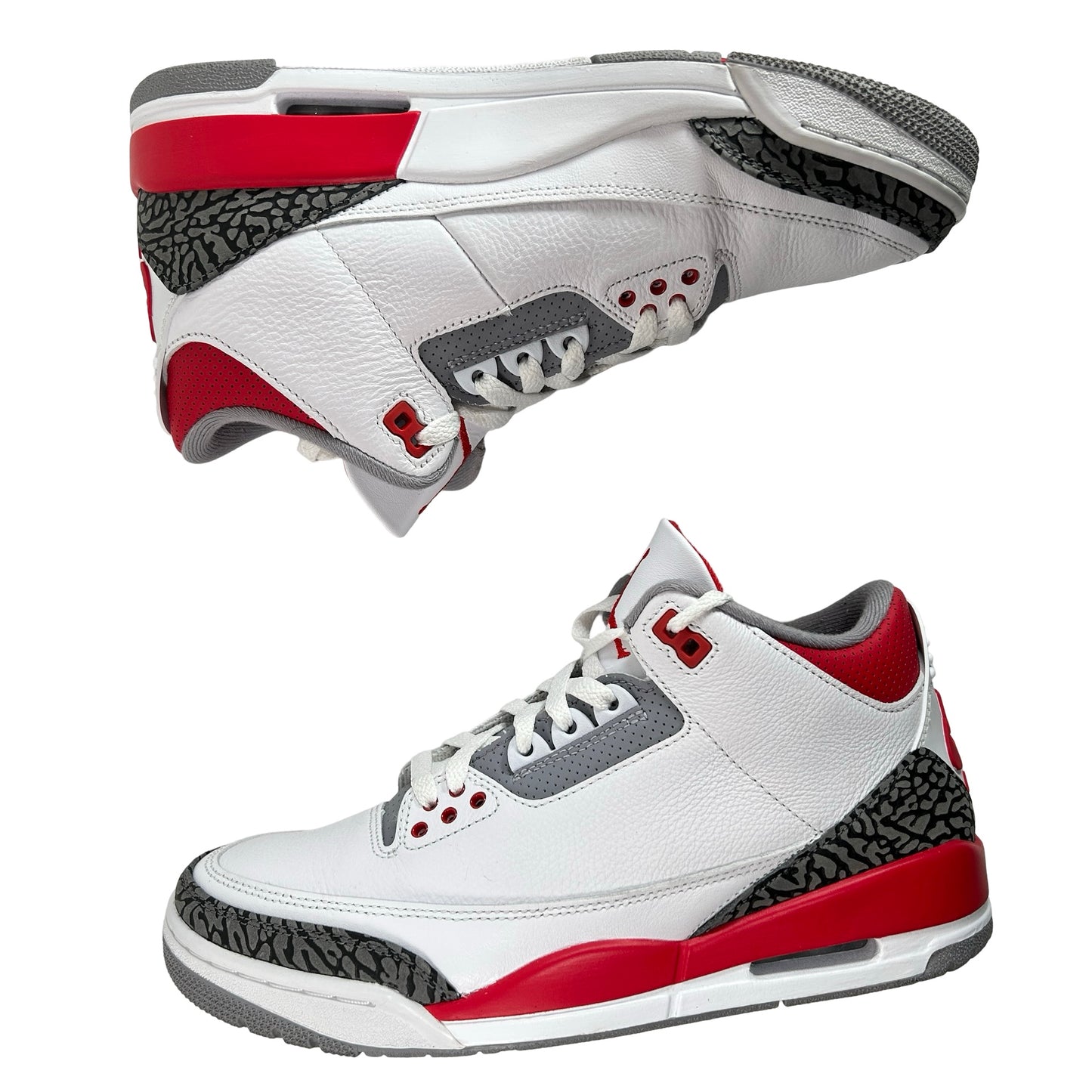 DN3707 160 Jordan 3 Retro Fire Red (2022) [USED] - 8.5 (VNDS)