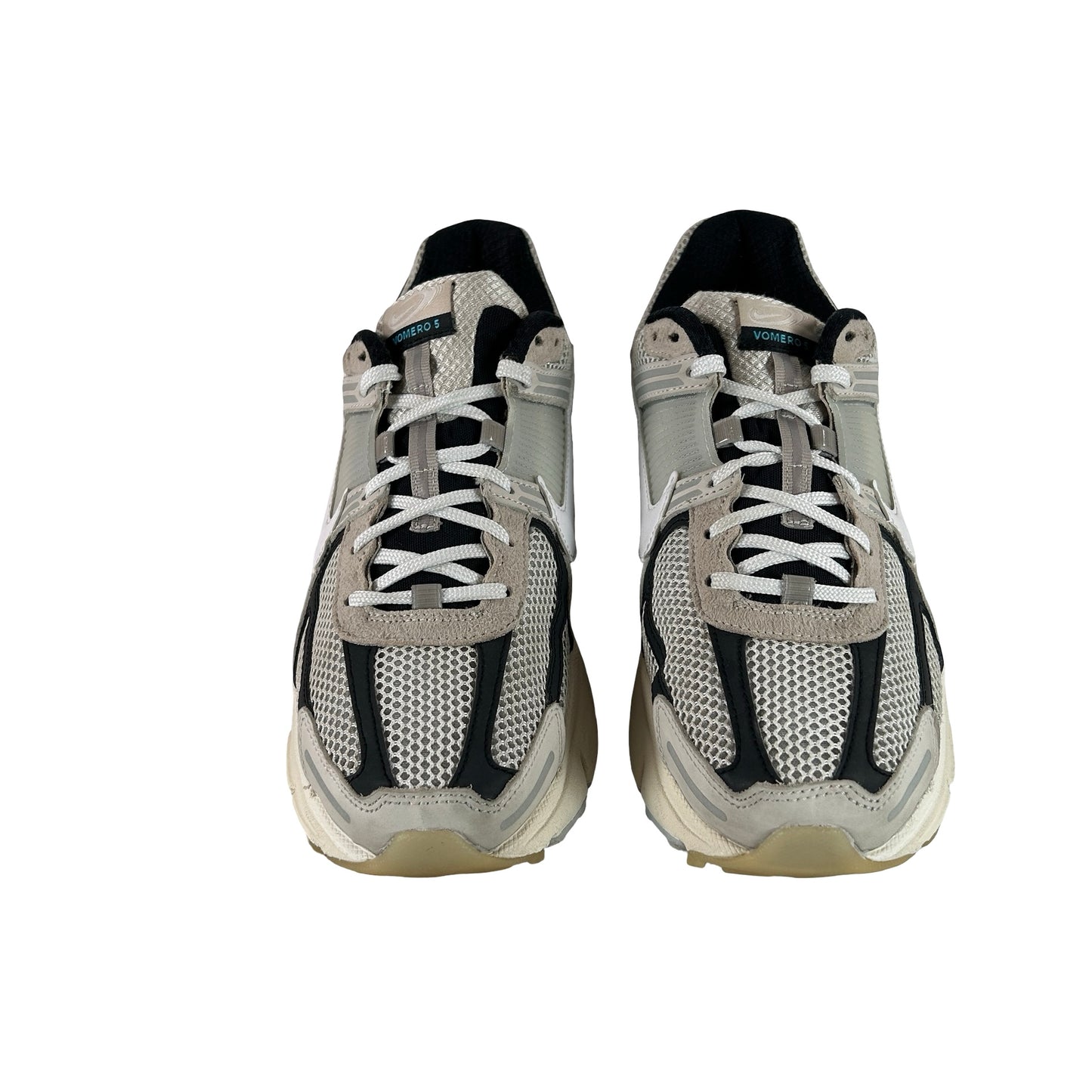 FN7649 110 Nike Zoom Vomero 5 Supersonic Light Bone Black [USED] - 10.5 M (Used)
