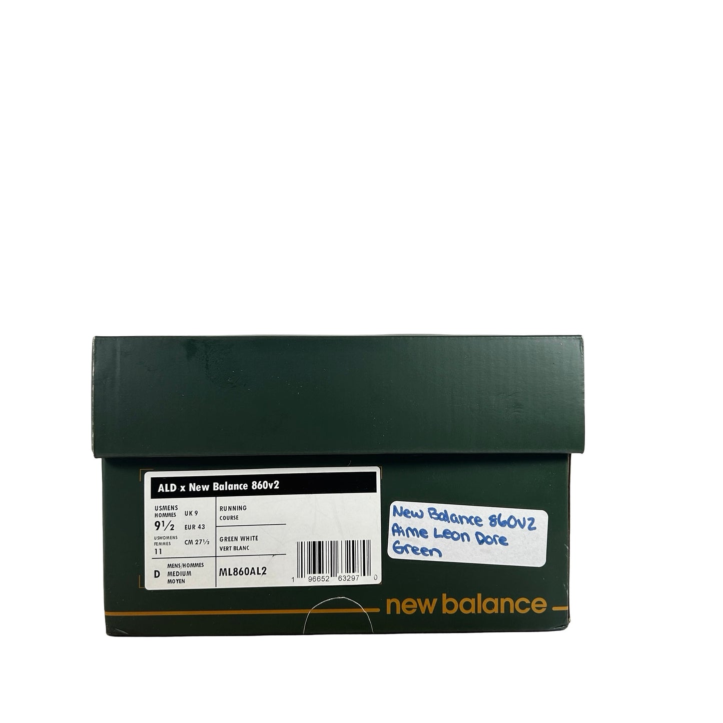 ML860AL2 New Balance 860v2 Aime Leon Dore Green [USED] - 9.5 M (Used)