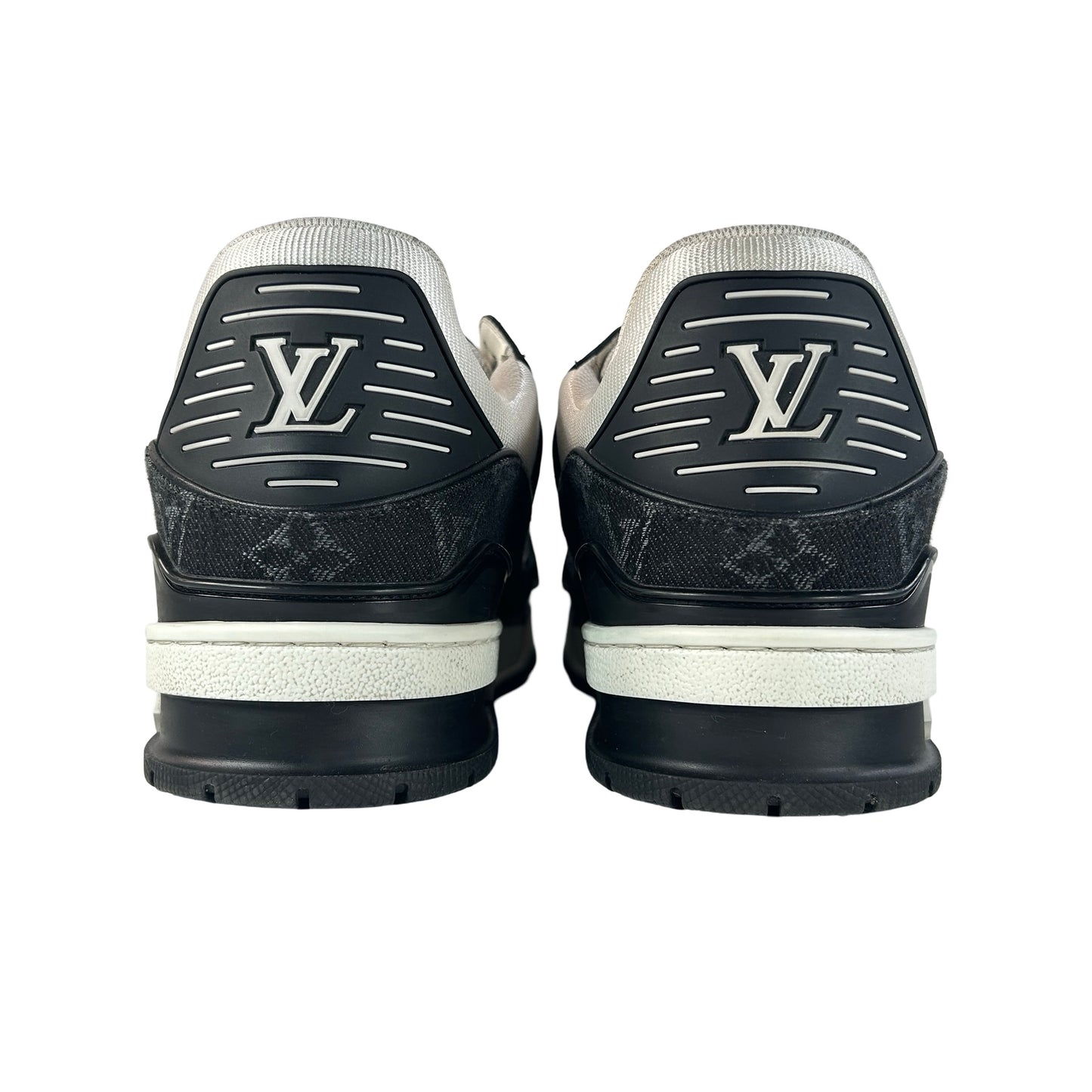 Louis Vuitton LV Trainer White Black - LV  7.5 (Used) (No Box)