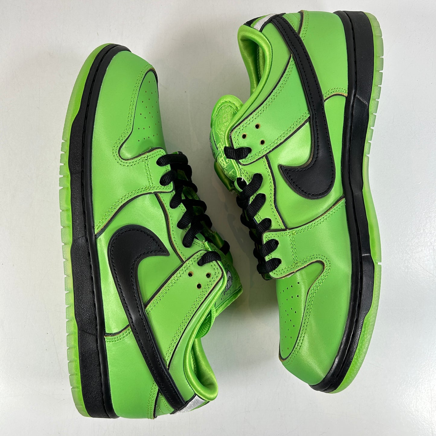 FZ8319 300 Nike SB Dunk Low The Powerpuff Girls Buttercup [USED] - 11 M (VNDS) (No Box)