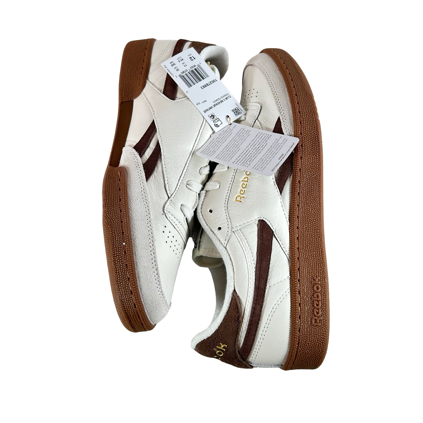 100278993 Reebok Club C Revenge Vintage Shoes Chalk Brown