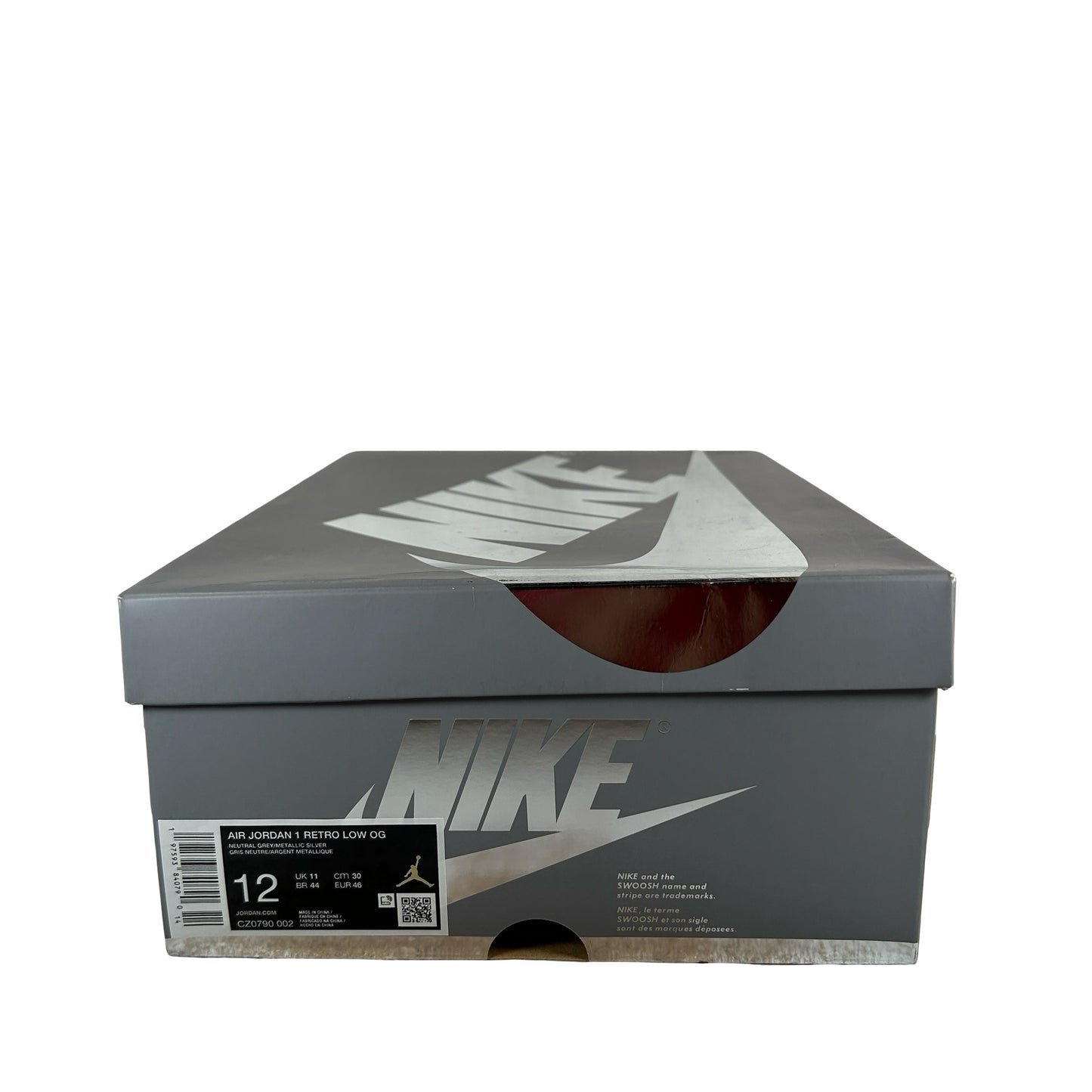 CZ0790 002 Jordan 1 Low OG Metallic Silver[USED] - 12 M (Used)