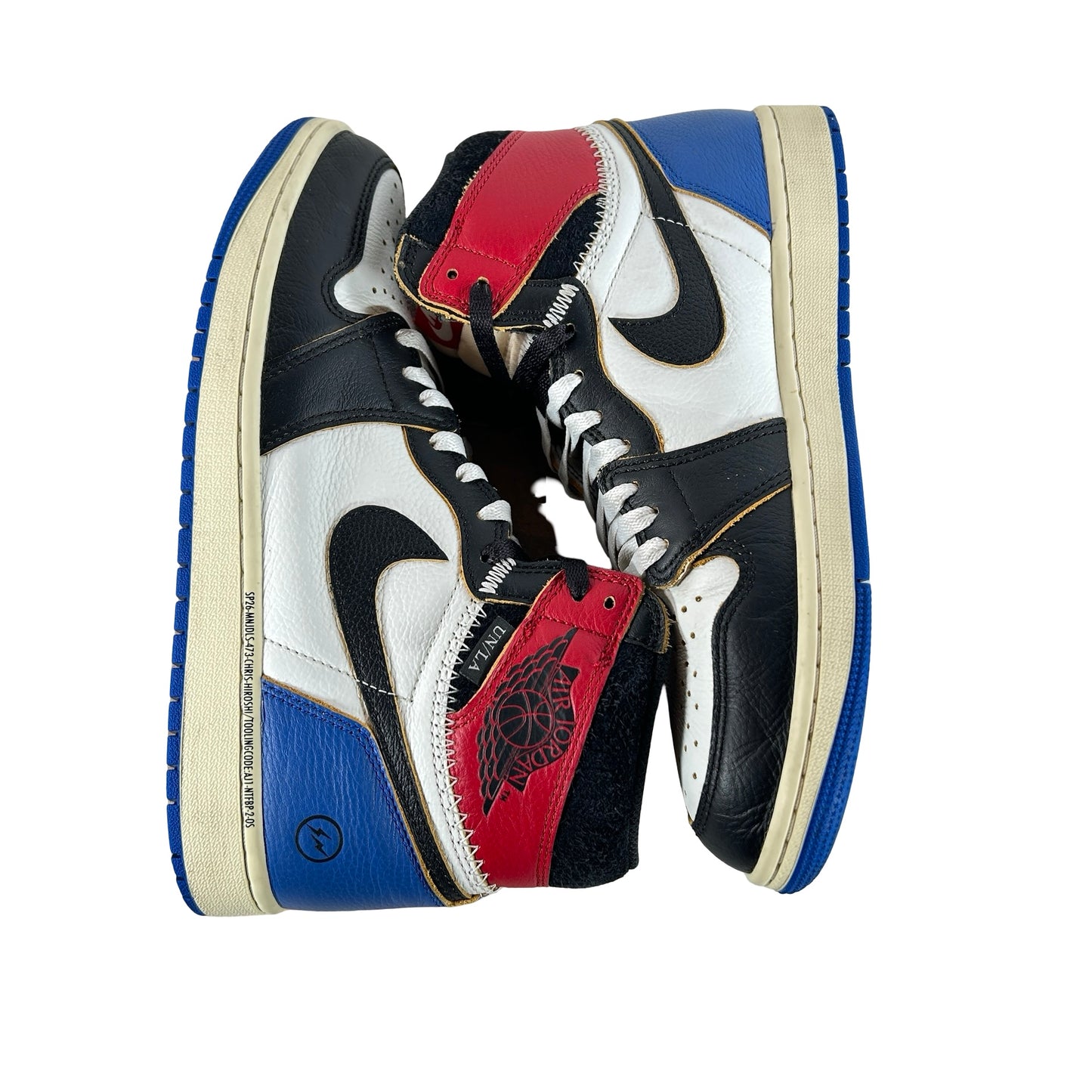 IO7847 002 Jordan 1 Retro High OG SP Fragment x Union LA Varsity Red Sport Royal [USED] - 9.5 M (Used5)