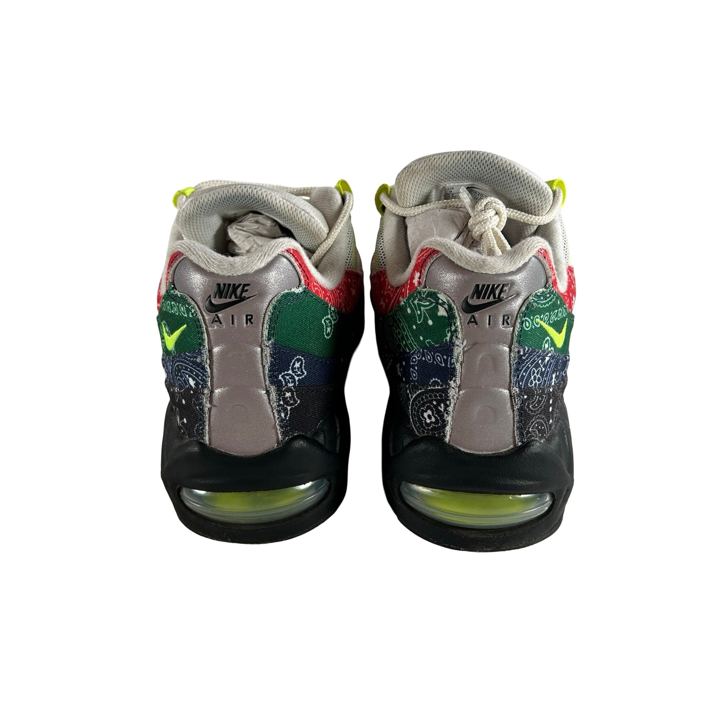 IQ0620 100 Nike Air Max 95 OG Big Bubble Neon Paisley Bandana [USED] - 9 M (Used)