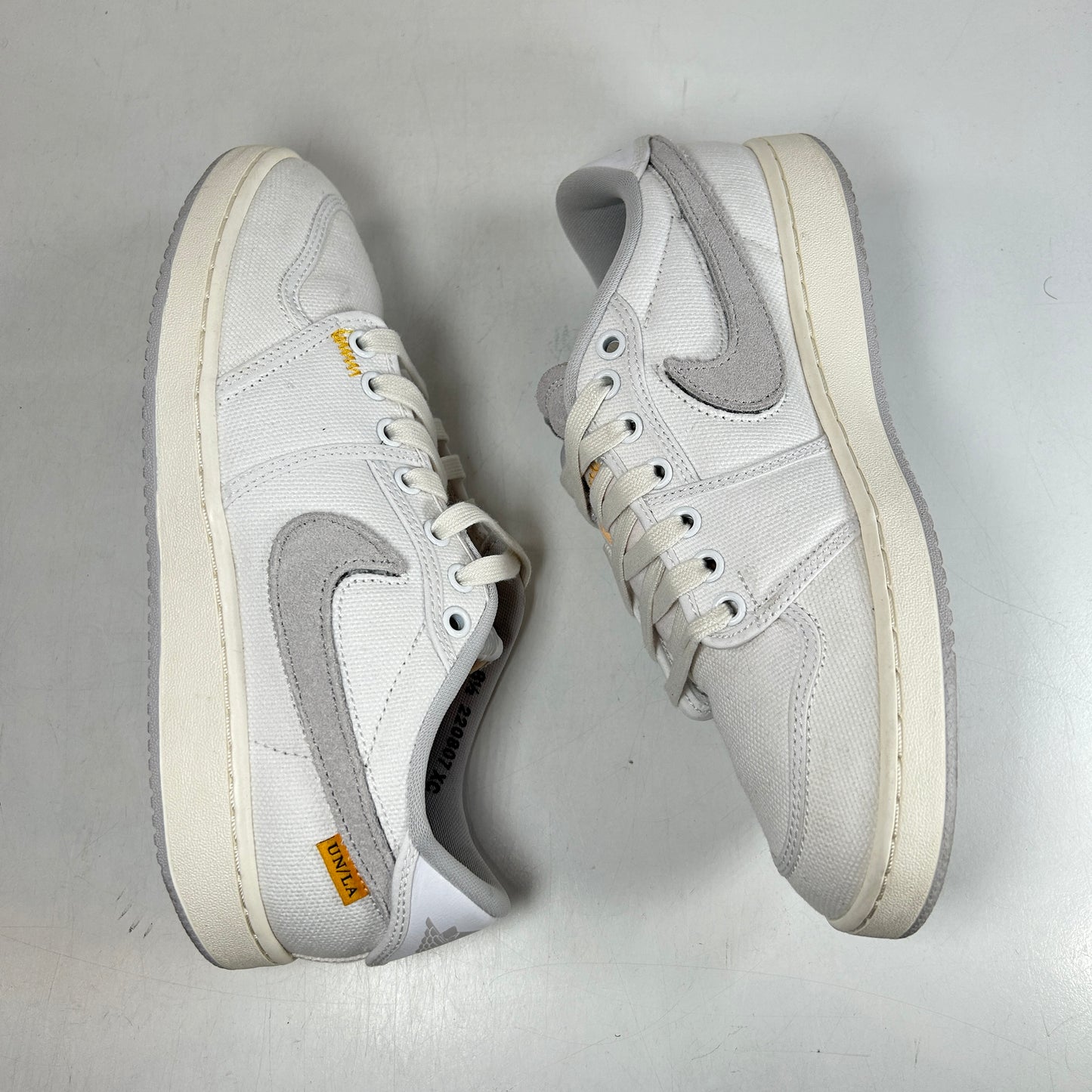 DO8912 101 Jordan 1 Retro AJKO Low SP Union White Canvas [USED] - 8.5 M (Used)