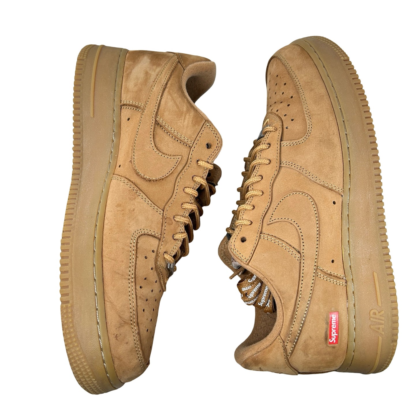 DN1555 200 Nike Air Force 1 Low SP Supreme Wheat [USED] - 10 M (Used3)