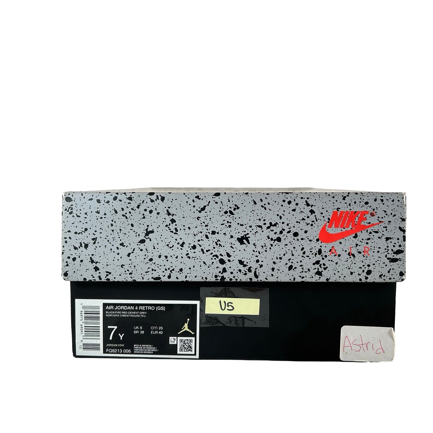 FQ8213 006 Jordan 4 Retro Bred Reimagined (GS) [USED] - 7 Y (Used5)