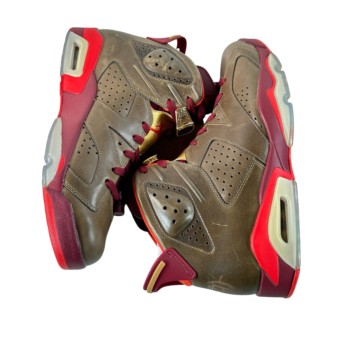 384664 250 Air Jordan 6 Retro Cigar - 11.5 M (Yellowing2)