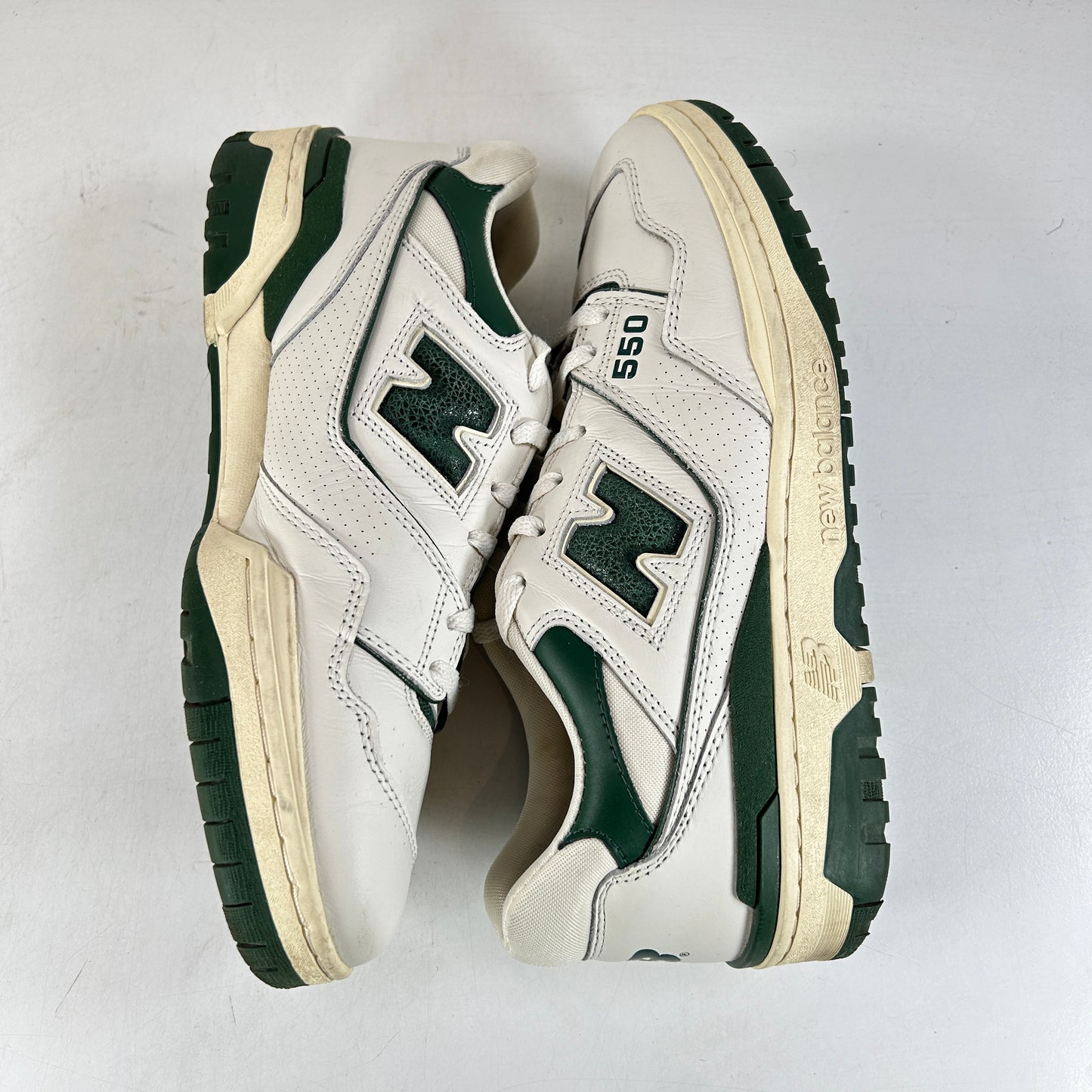 BB550ALD New Balance 550 Aime Leon Dore White Green [USED] - 10.5 M (Used)