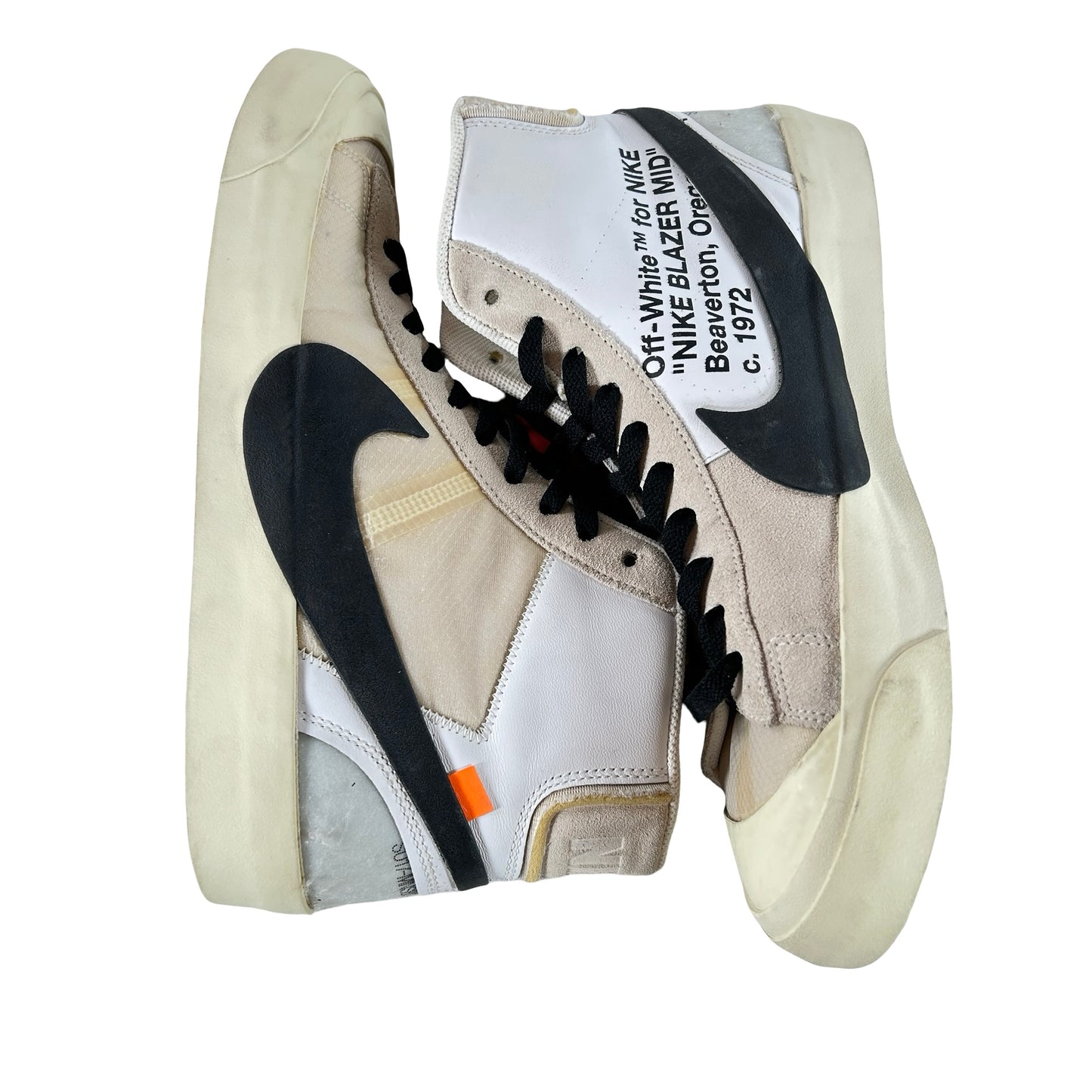 AA3832 100 Nike Blazer Mid Off-White [USED] - 11.5 M (Used) (No Box)